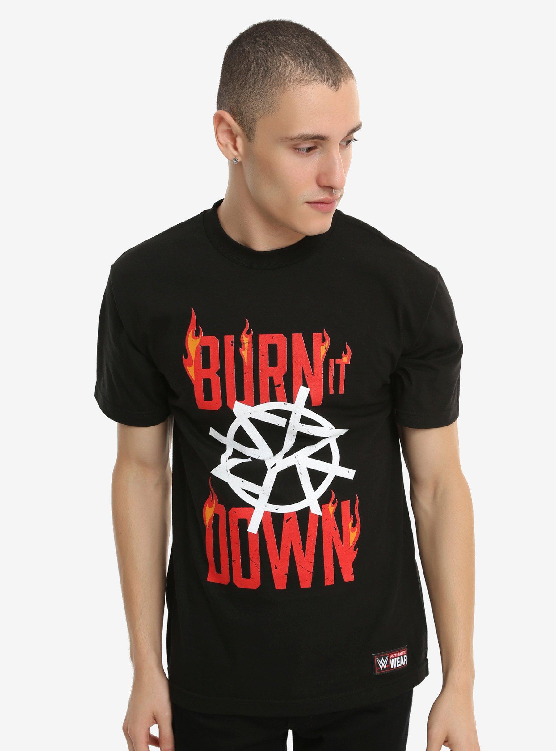 WWE Seth Rollins Burn It Down T-Shirt, , alternate
