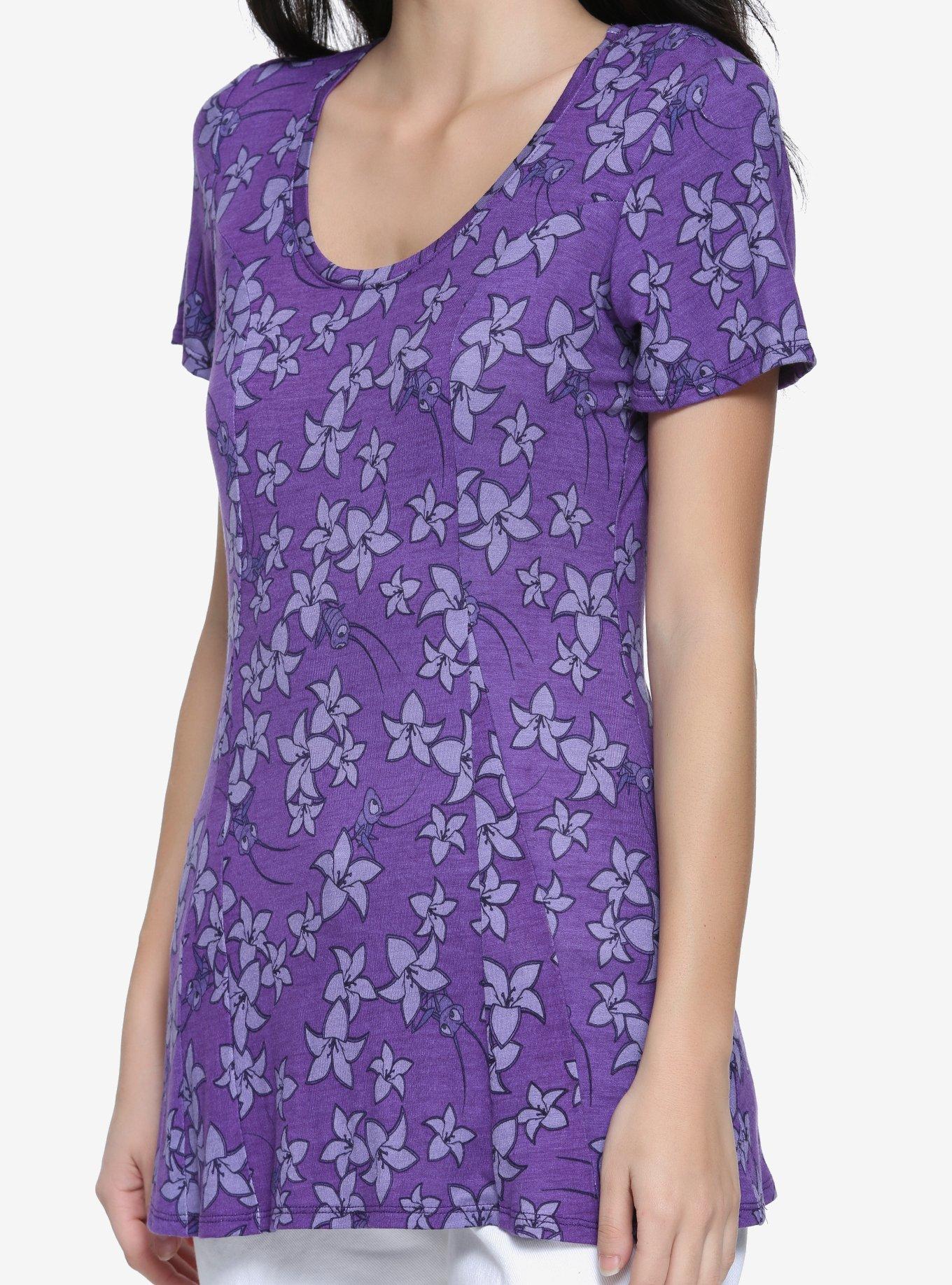 Disney Mulan Floral Cri-Kee Blouse - BoxLunch Exclusive, , alternate