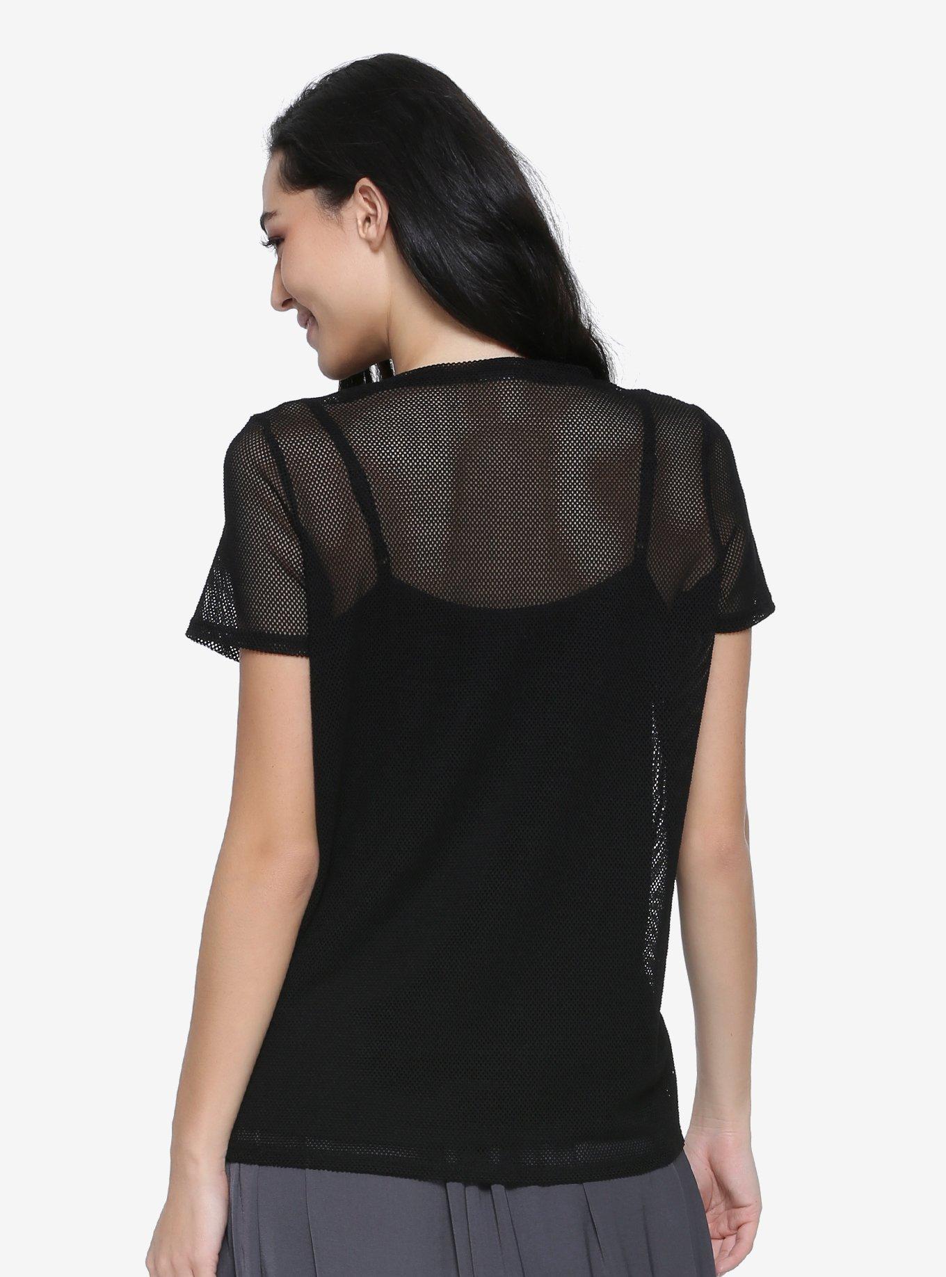 Disney Mulan Mushu Mesh Womens Top - BoxLunch Exclusive, , alternate