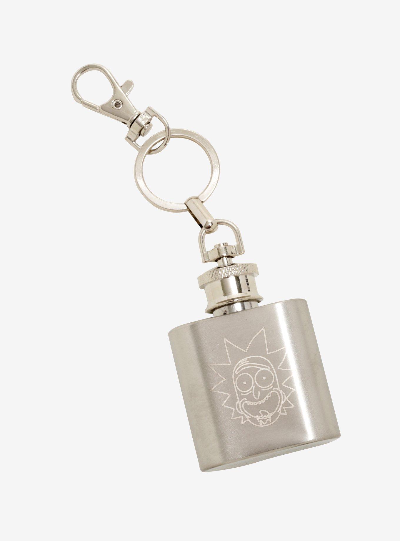 Rick And Morty Flask Key Chain, , alternate