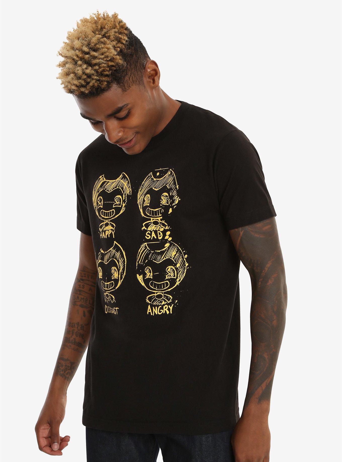 Bendy And The Ink Machine Emotions T-Shirt, , alternate