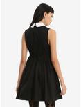 Black & White Collar Sleeveless Dress, , alternate