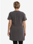 Charcoal Corset Dress Plus Size, , alternate