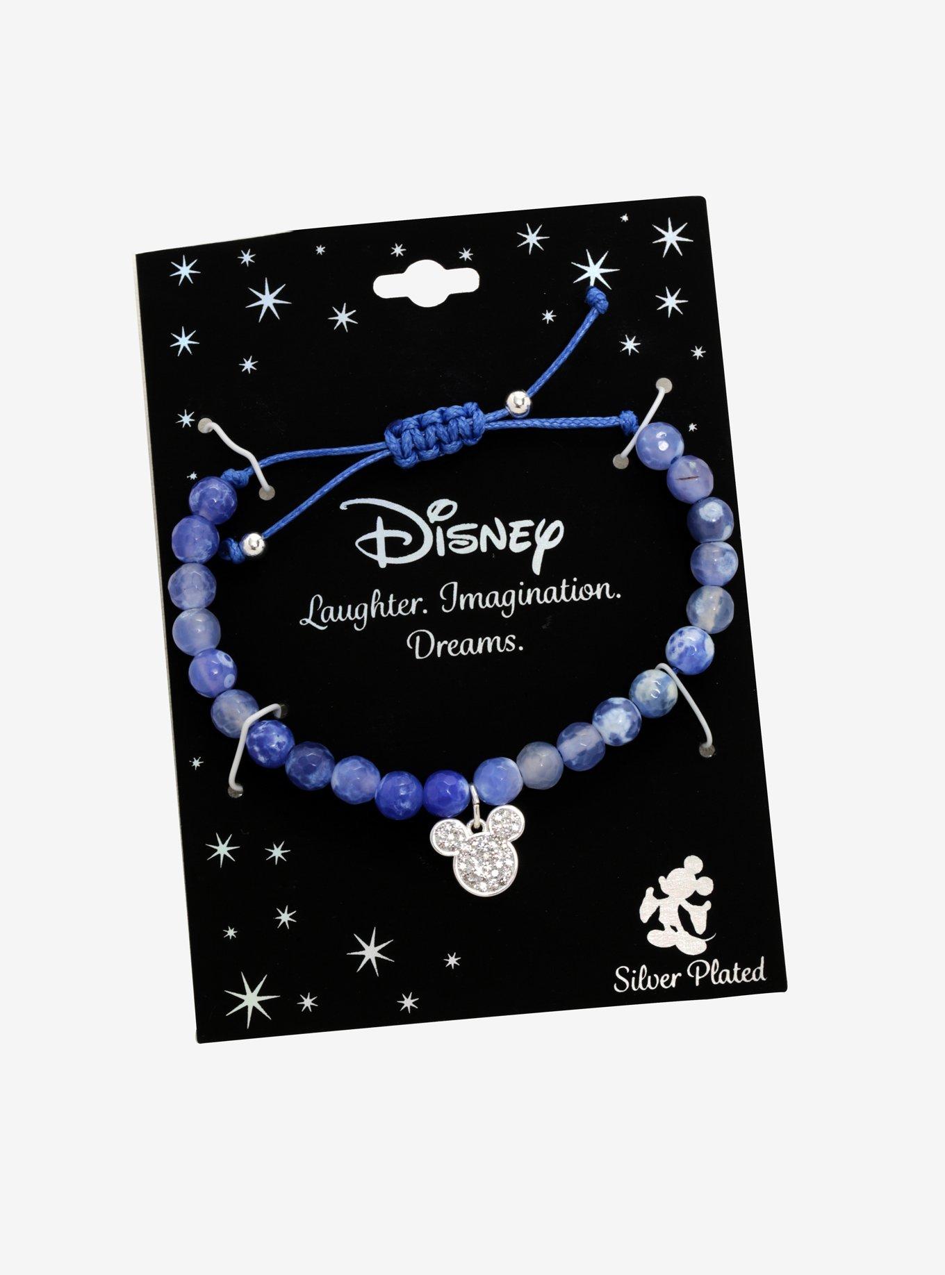 Disney Mickey Mouse Sodalite Charm Bracelet, , alternate
