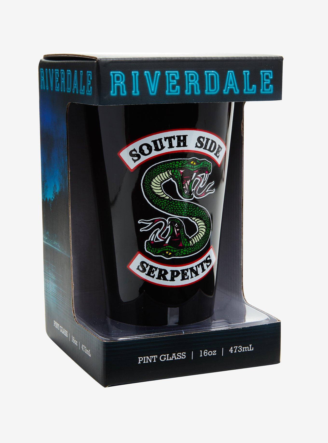 Riverdale Southside Serpents Pint Glass Hot Topic Exclusive, , alternate