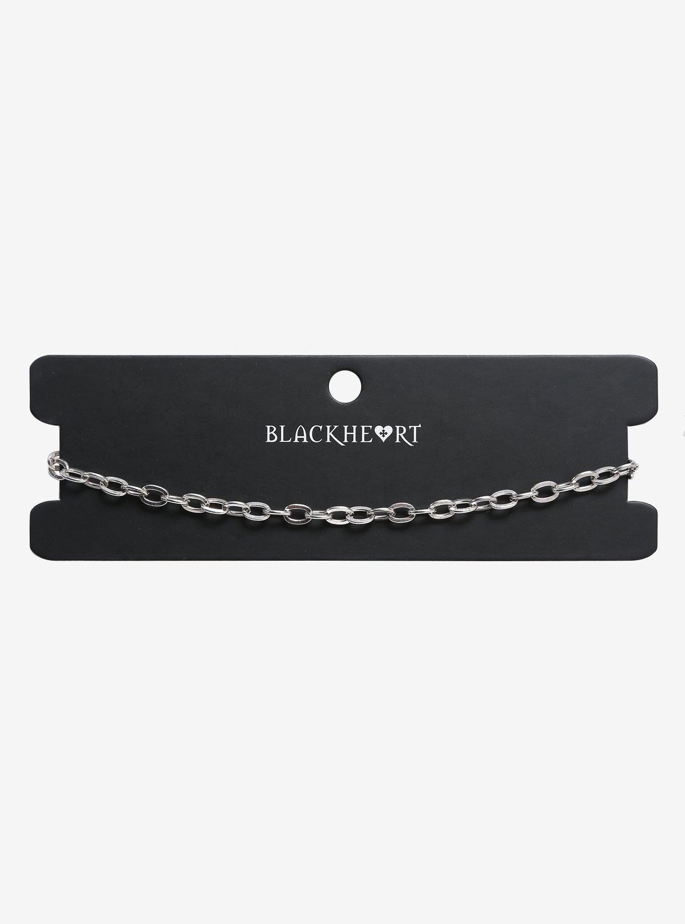 Blackheart Dainty Chain Choker, , alternate