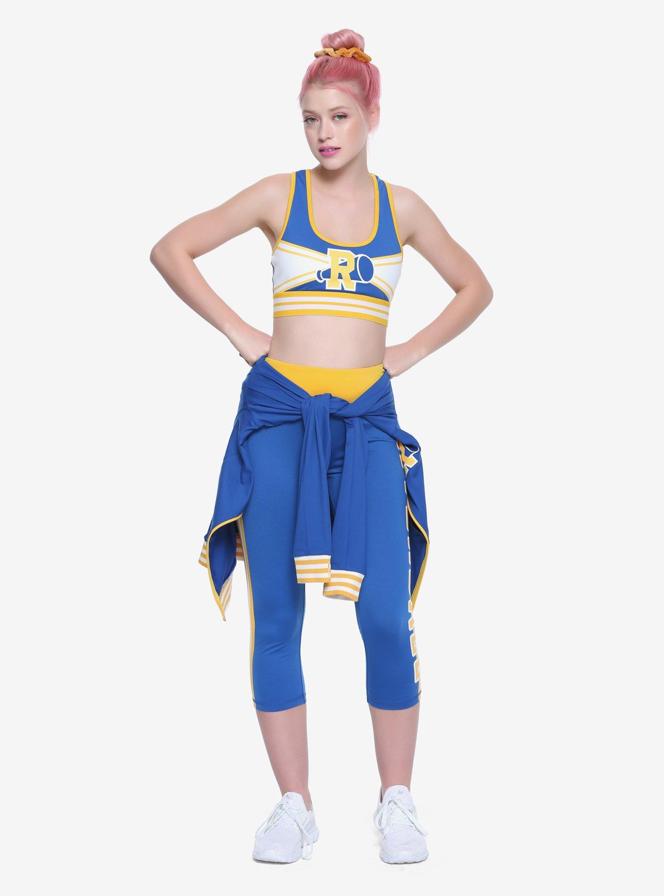 Riverdale Low-Impact Sports Bra Hot Topic Exclusive, BLUE, alternate