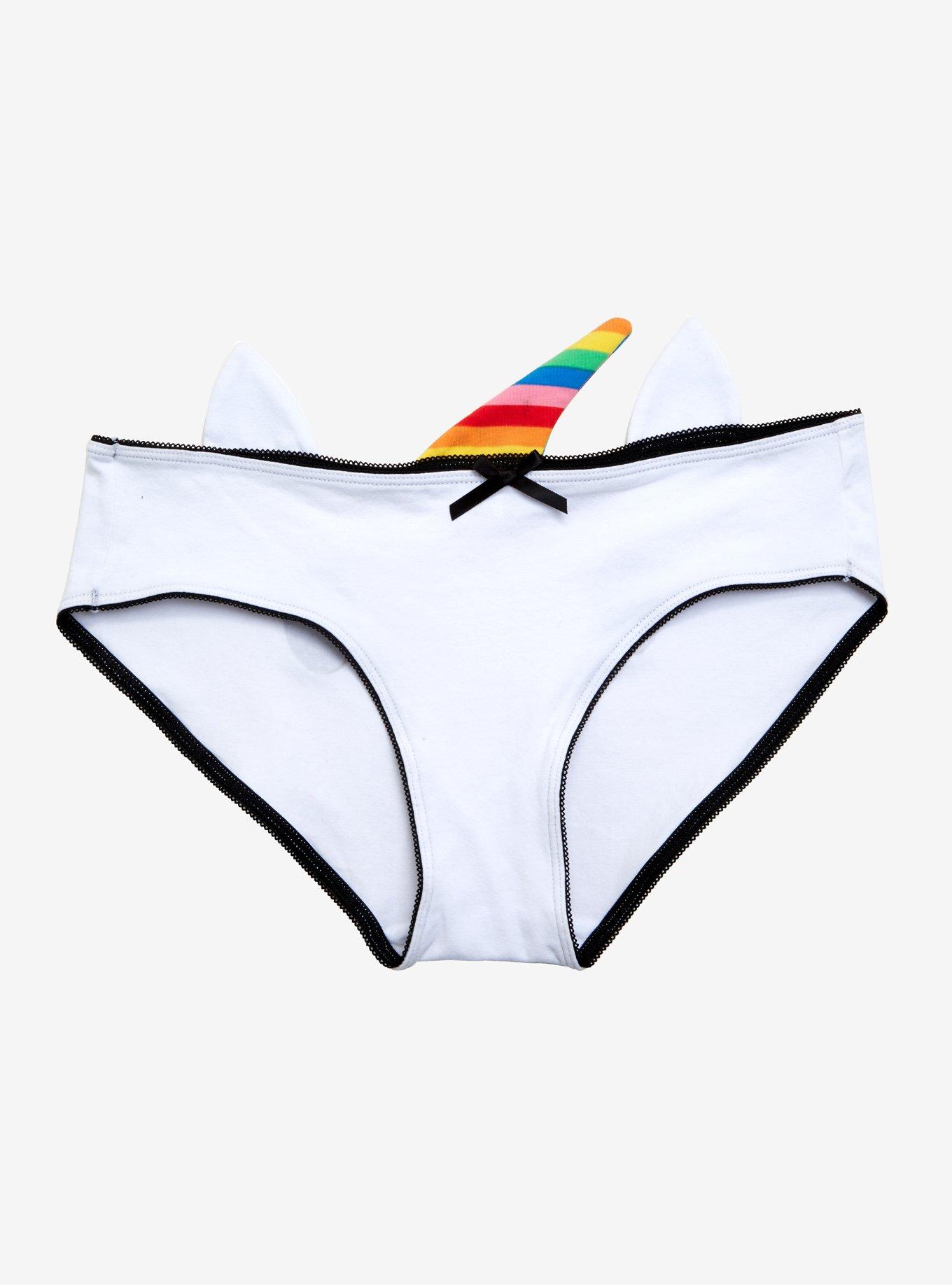 Blackheart Unicorn Rainbow Panty, , alternate