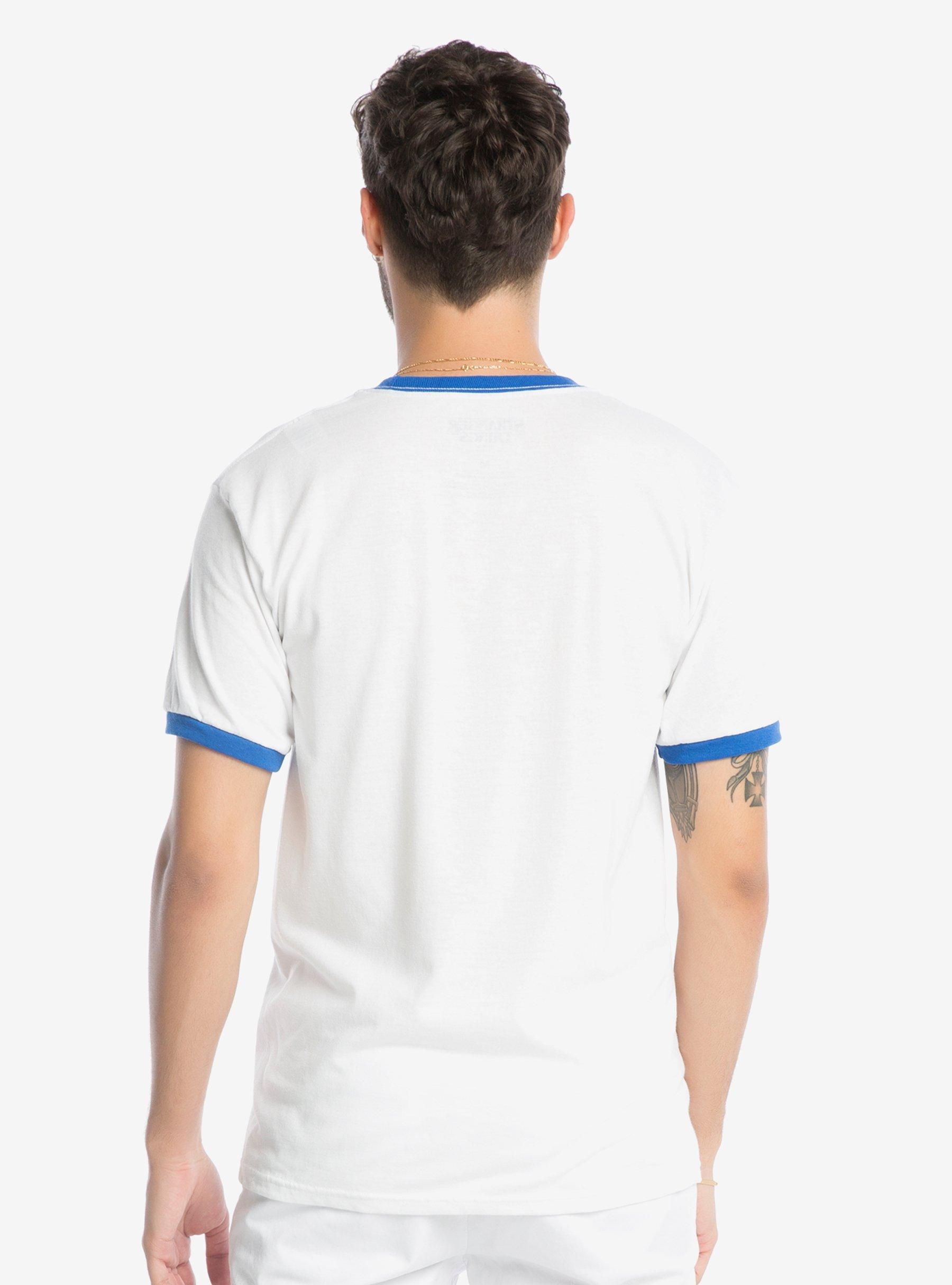 Stranger Things Dustin Pixel Ringer T-Shirt, , alternate