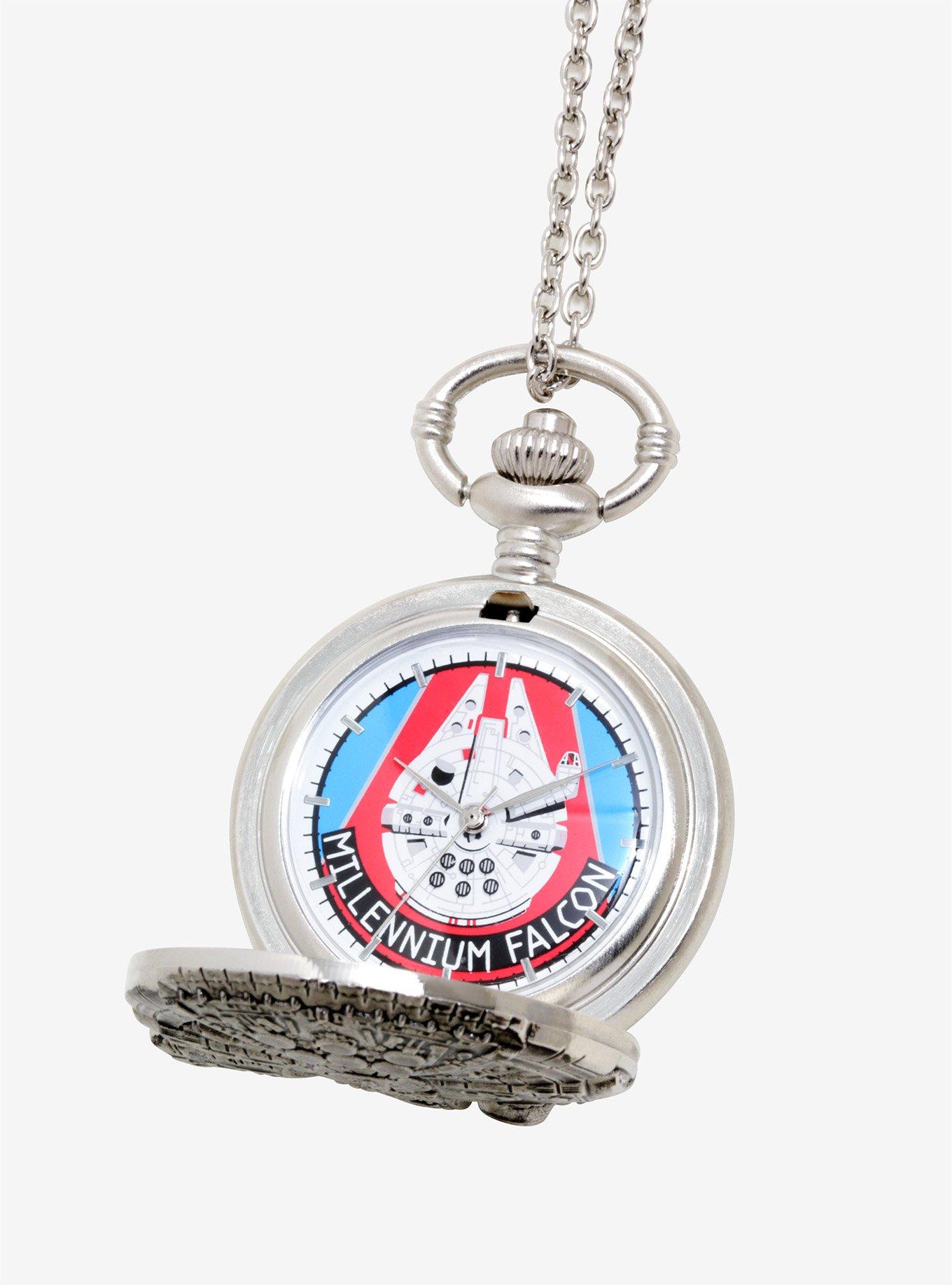 Star Wars Millennium Falcon Watch Necklace - BoxLunch Exclusive, , alternate