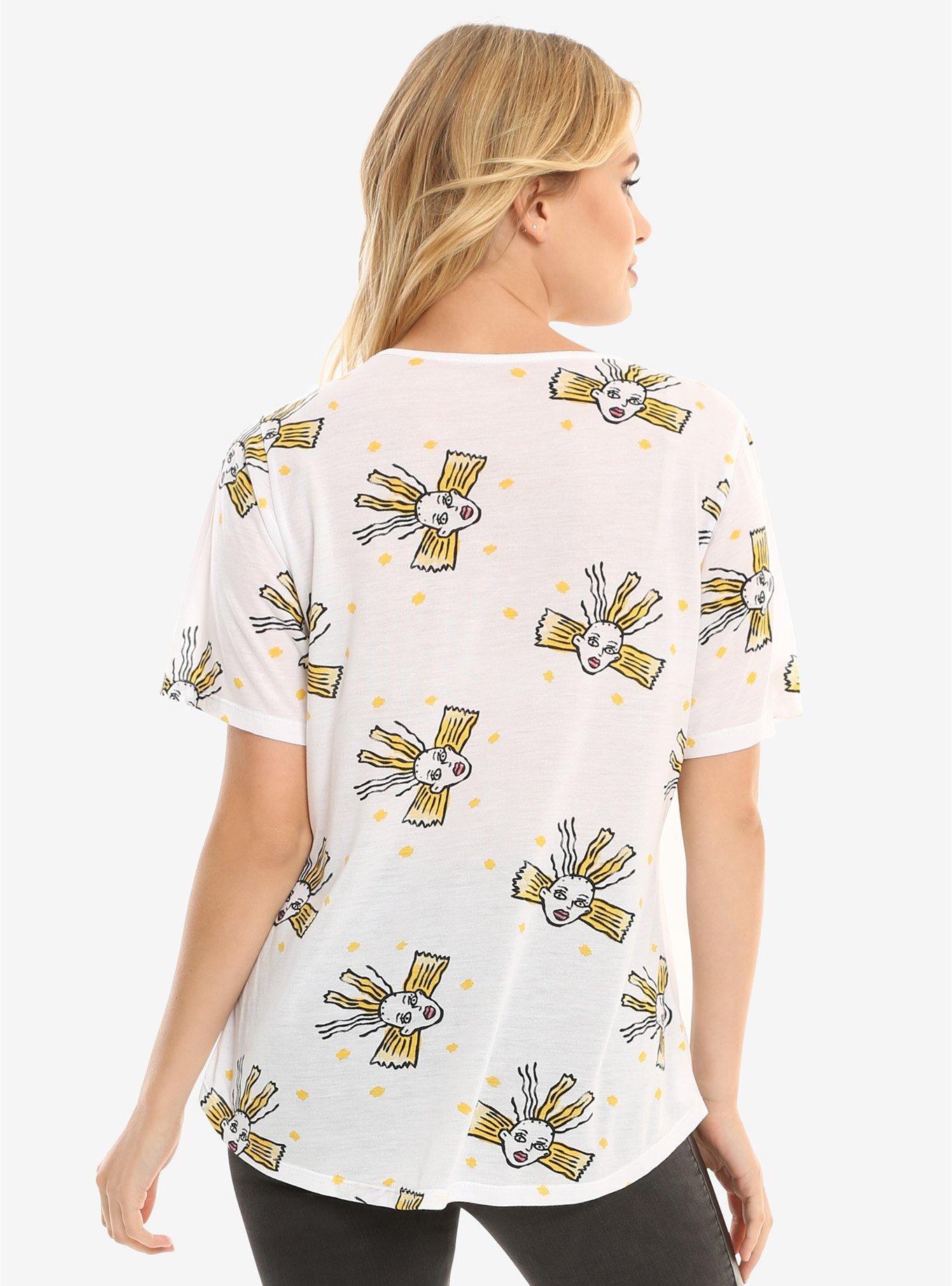 Rugrats Cynthia Allover Print Womens Tee, , alternate