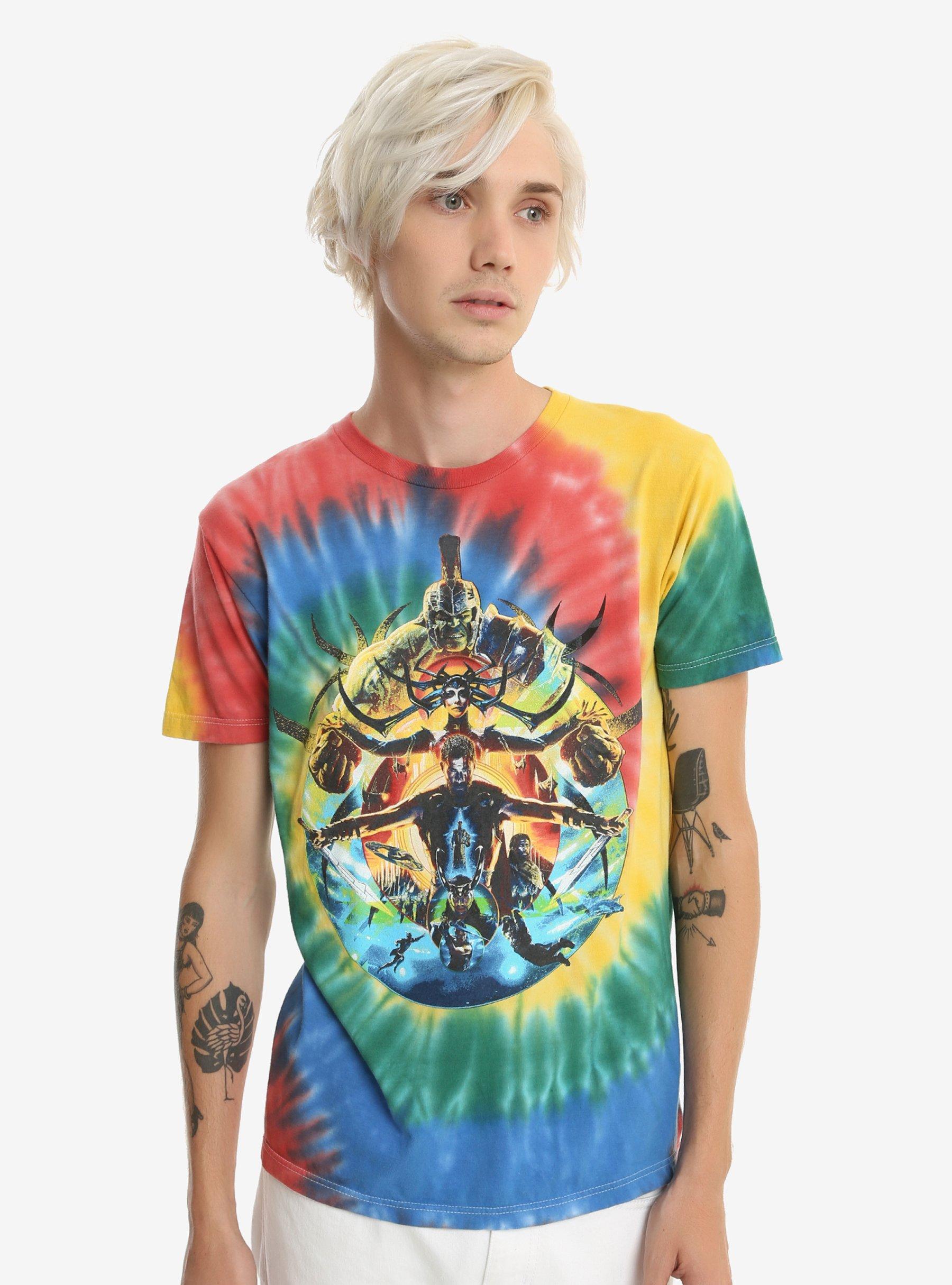 Marvel Thor: Ragnarok Poster Tie Dye T-Shirt, , alternate