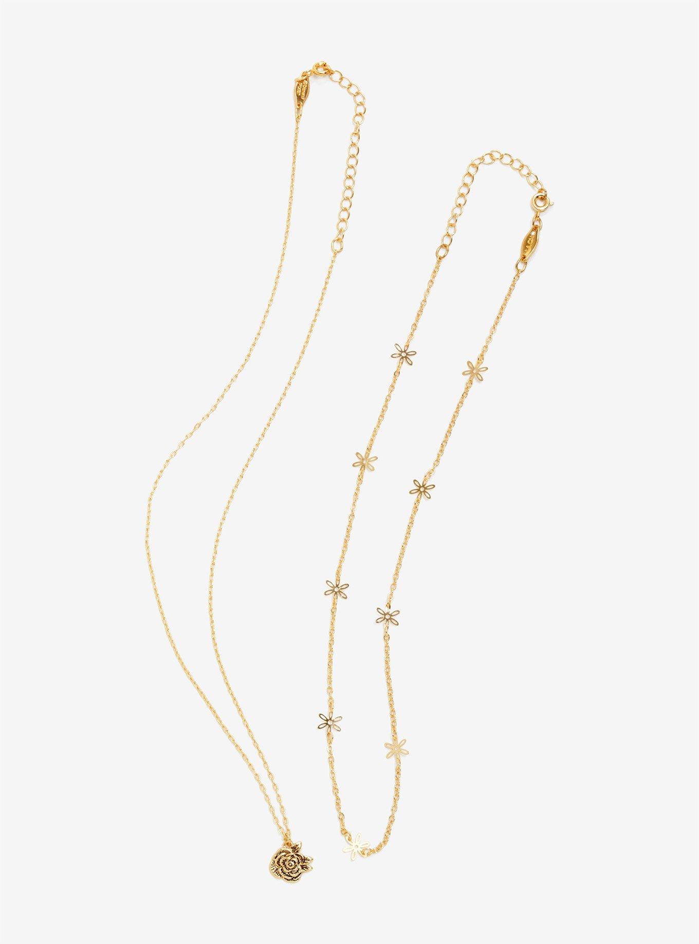 Disney Pixar Coco Marigold Flower Necklace Set - BoxLunch Exclusive, , alternate