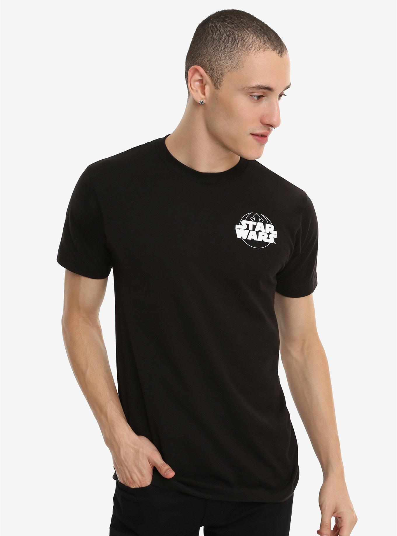 Star Wars: The Last Jedi Member Of The Resistance T-Shirt, BLACK, alternate