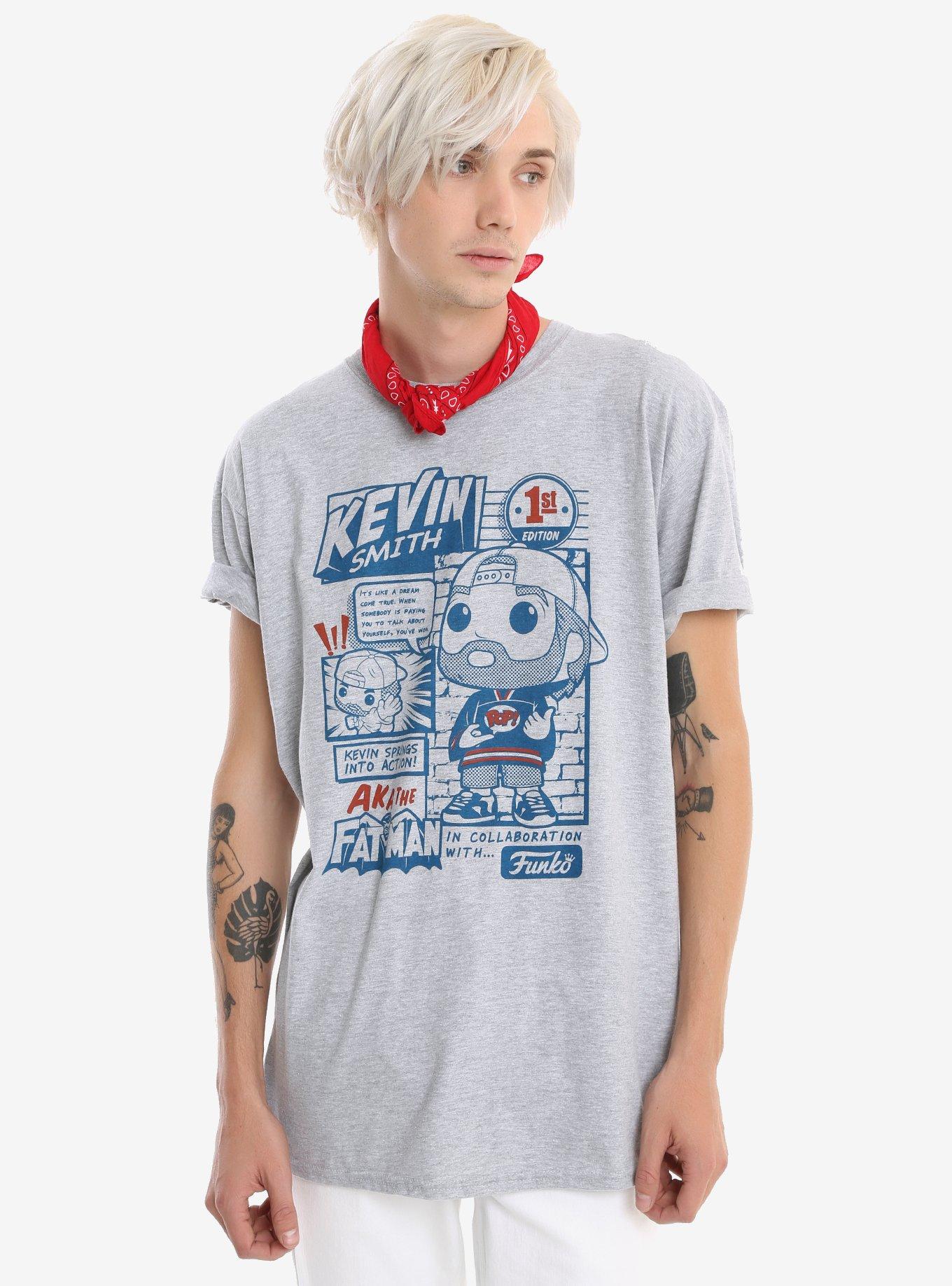 Funko Fat Man Kevin Smith Pop! Tees T-Shirt, , alternate