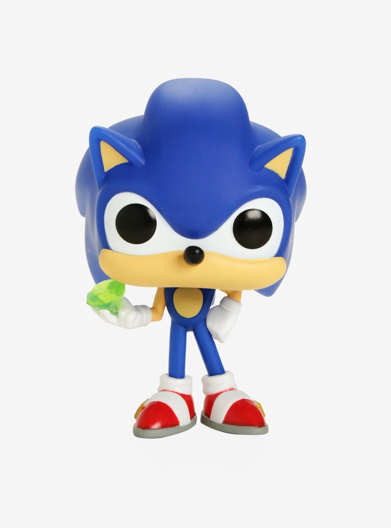 Funko Sonic The Hedgehog Pop! Games Sonic With Emerald Vinyl Figure, , alternate