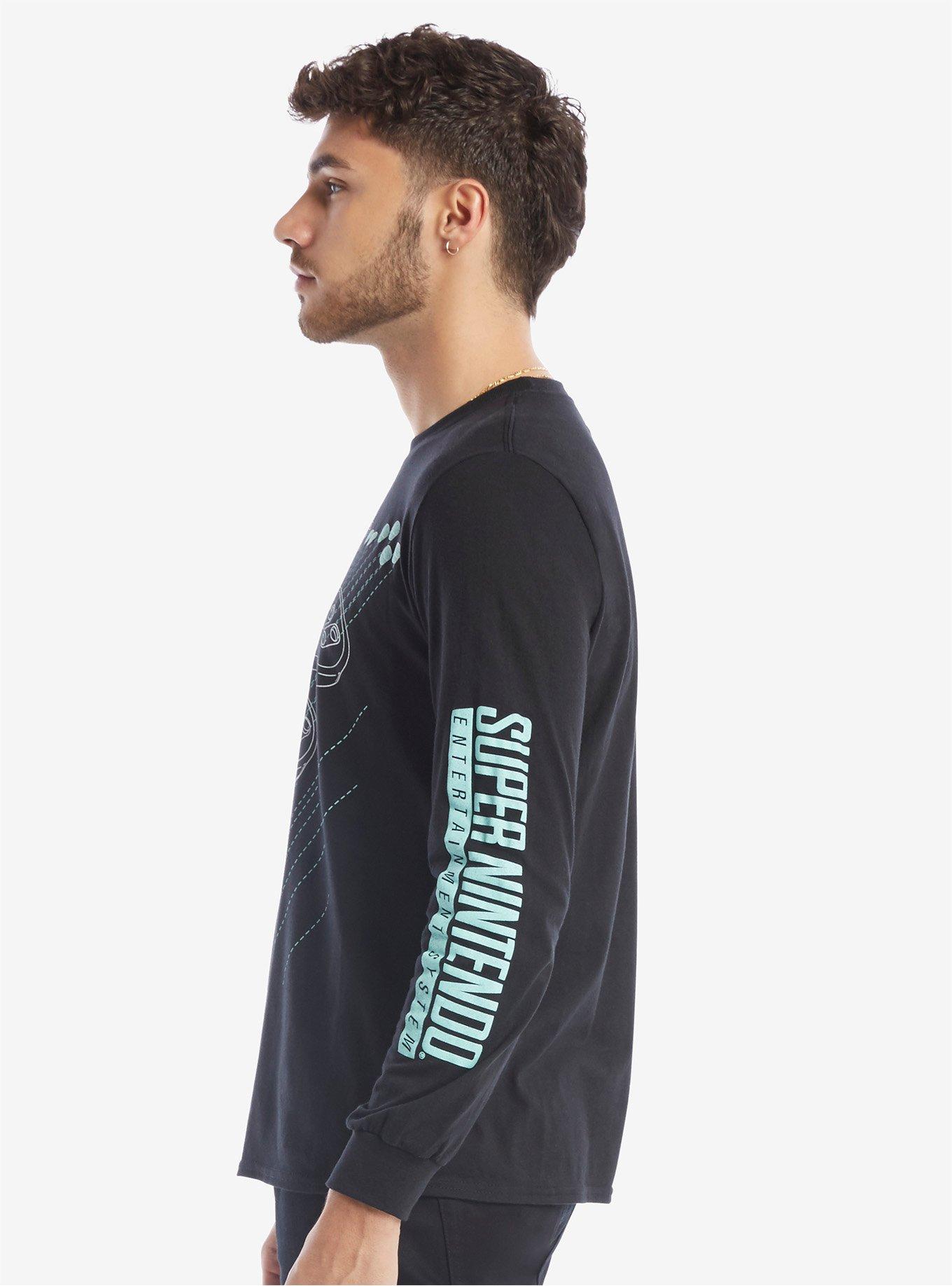 Super Nintendo Controllers Long Sleeve T-Shirt, , alternate