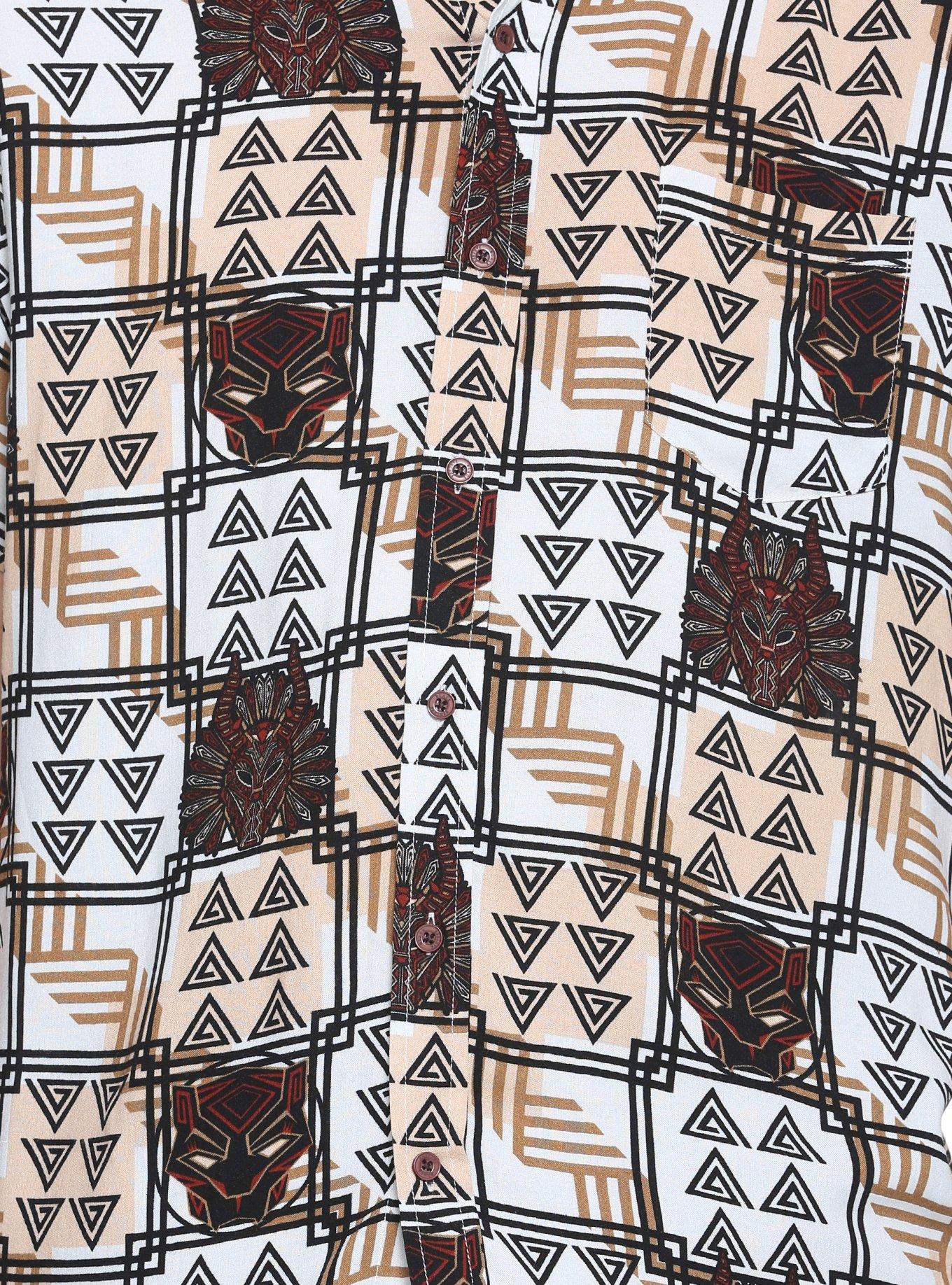Marvel Black Panther Woven Button-Up - BoxLunch Exclusive, , alternate