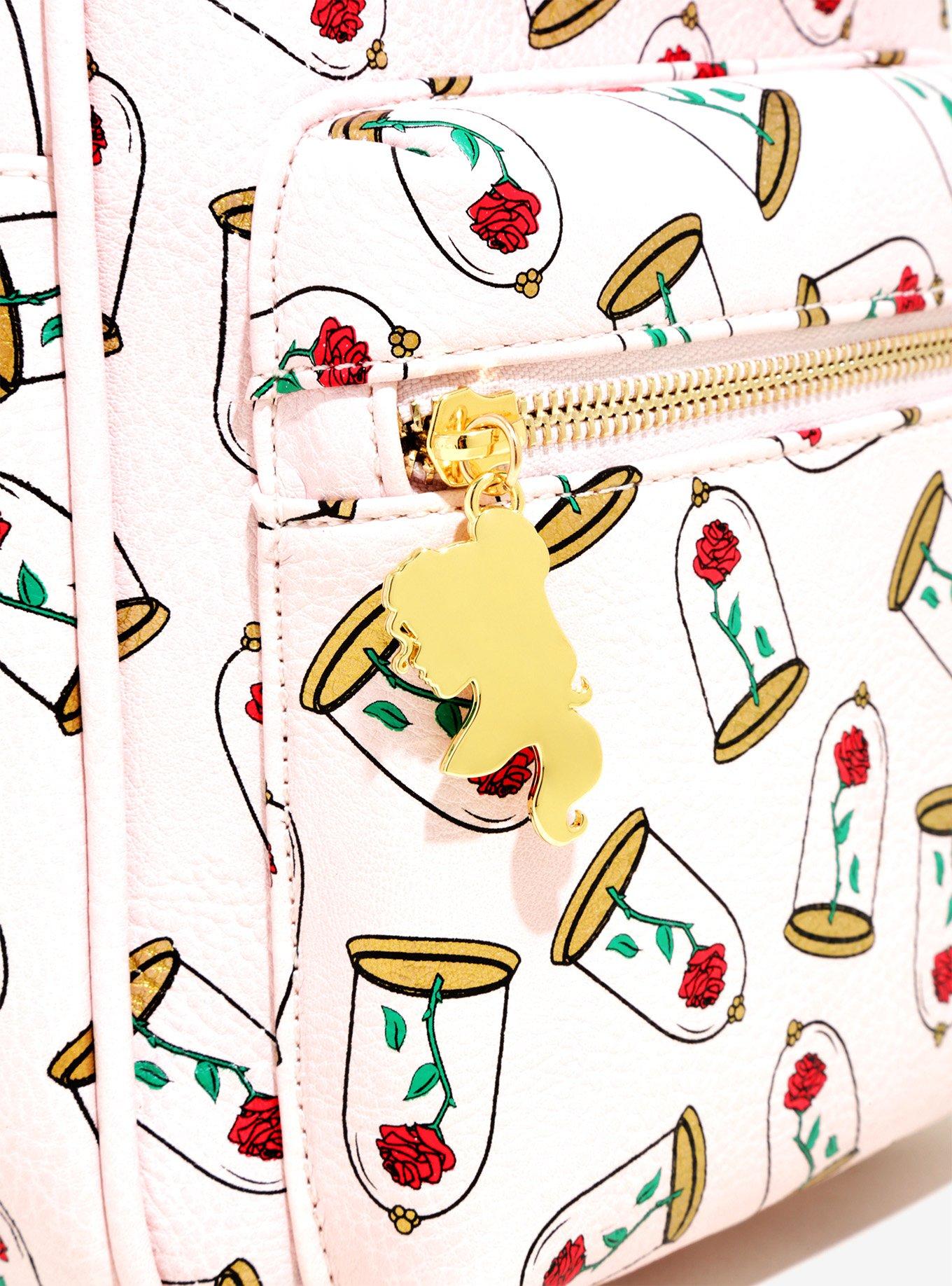 Loungefly Disney Beauty And The Beast Enchanted Rose Mini Backpack - BoxLunch Exclusive, , alternate