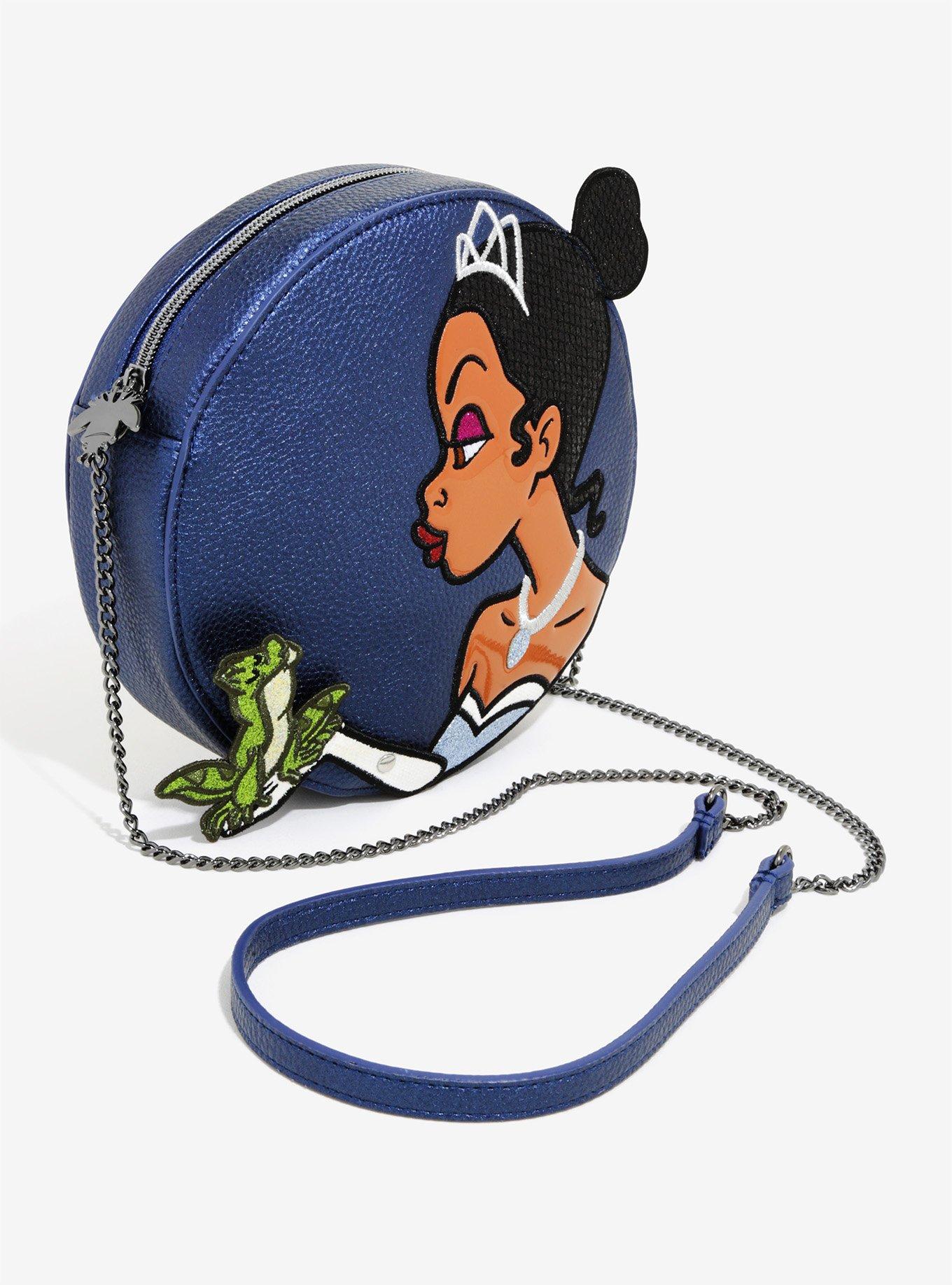 Danielle Nicole Disney The Princess And The Frog Kissing Crossbody Bag, , alternate