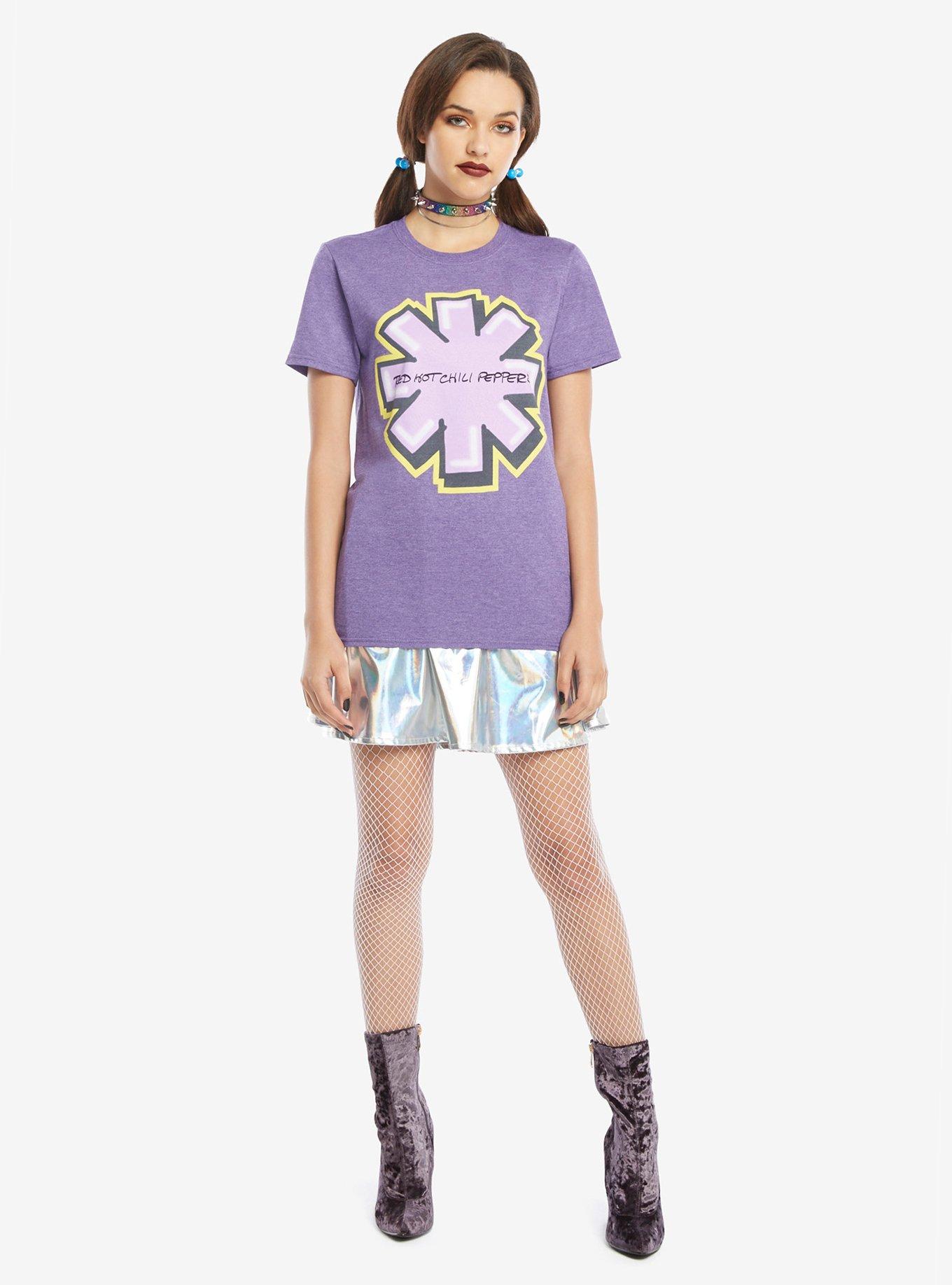 Red Hot Chili Peppers Purple Logo Girls T-Shirt, , alternate