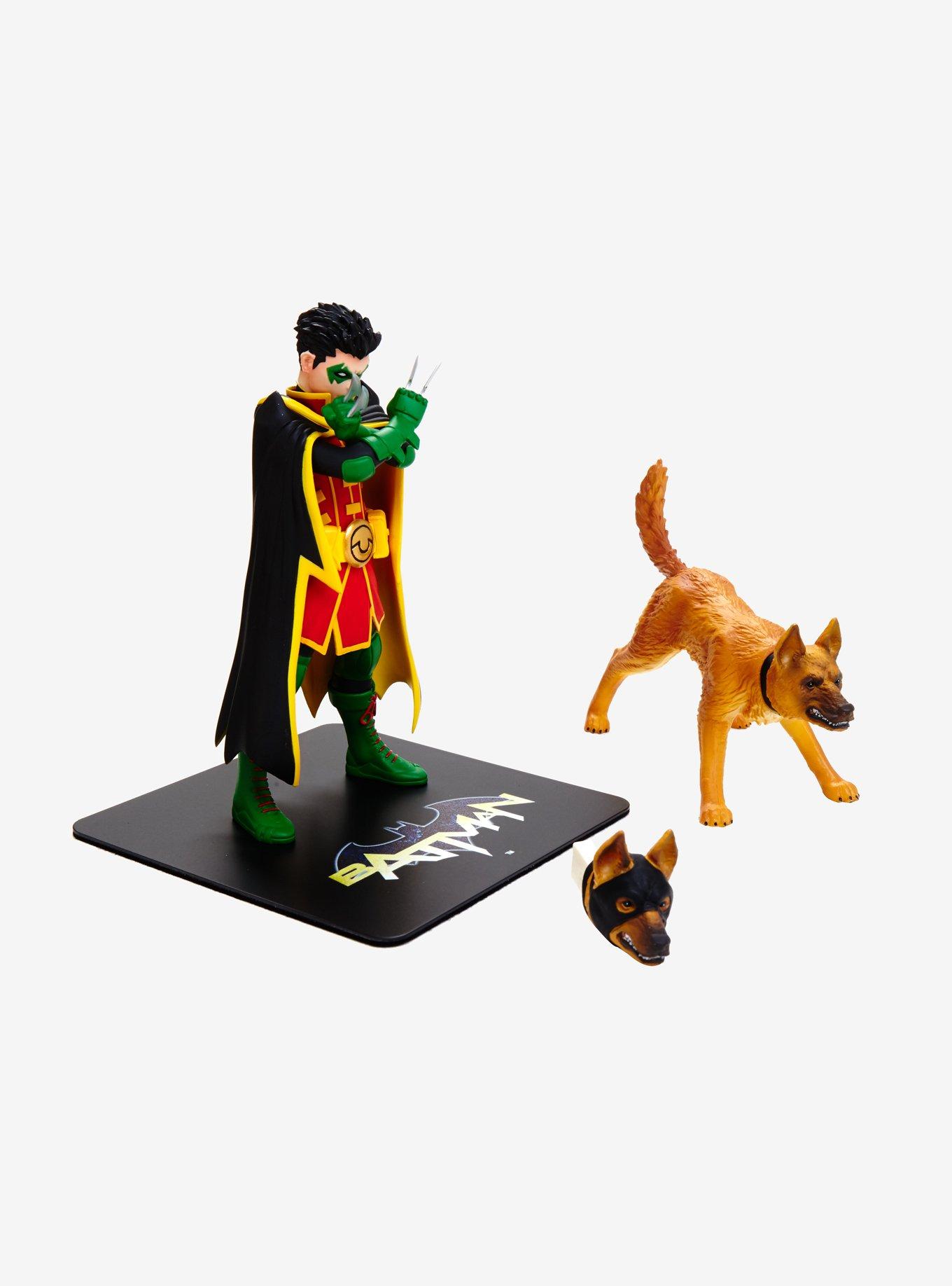DC Comics Batman Robin & Ace The Bat-Hound ARTFX+ Statue 2 Pack, , alternate