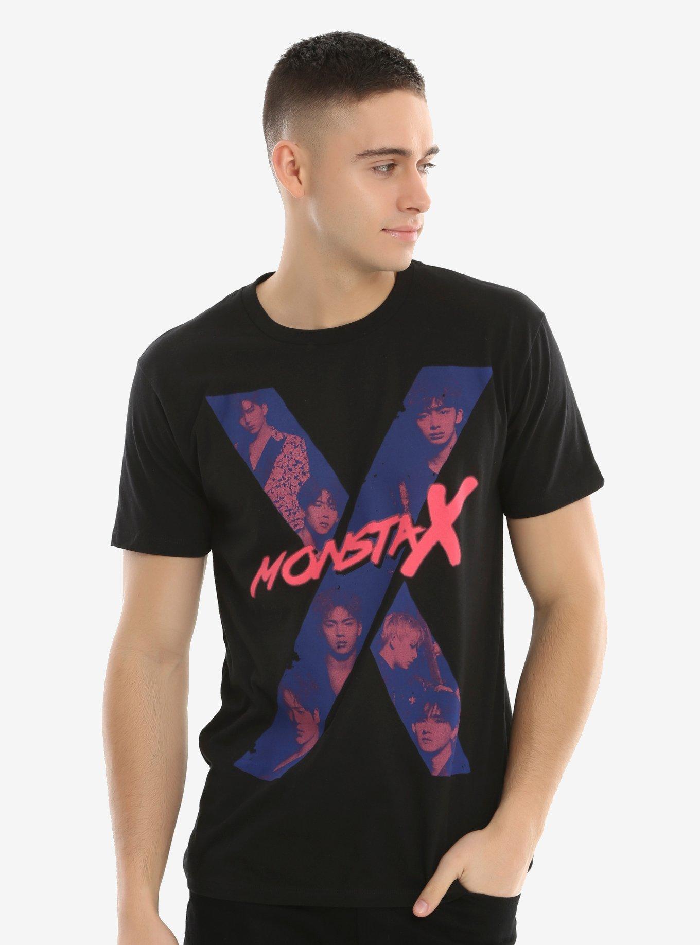 Monsta X Photo X T-Shirt, BLACK, alternate