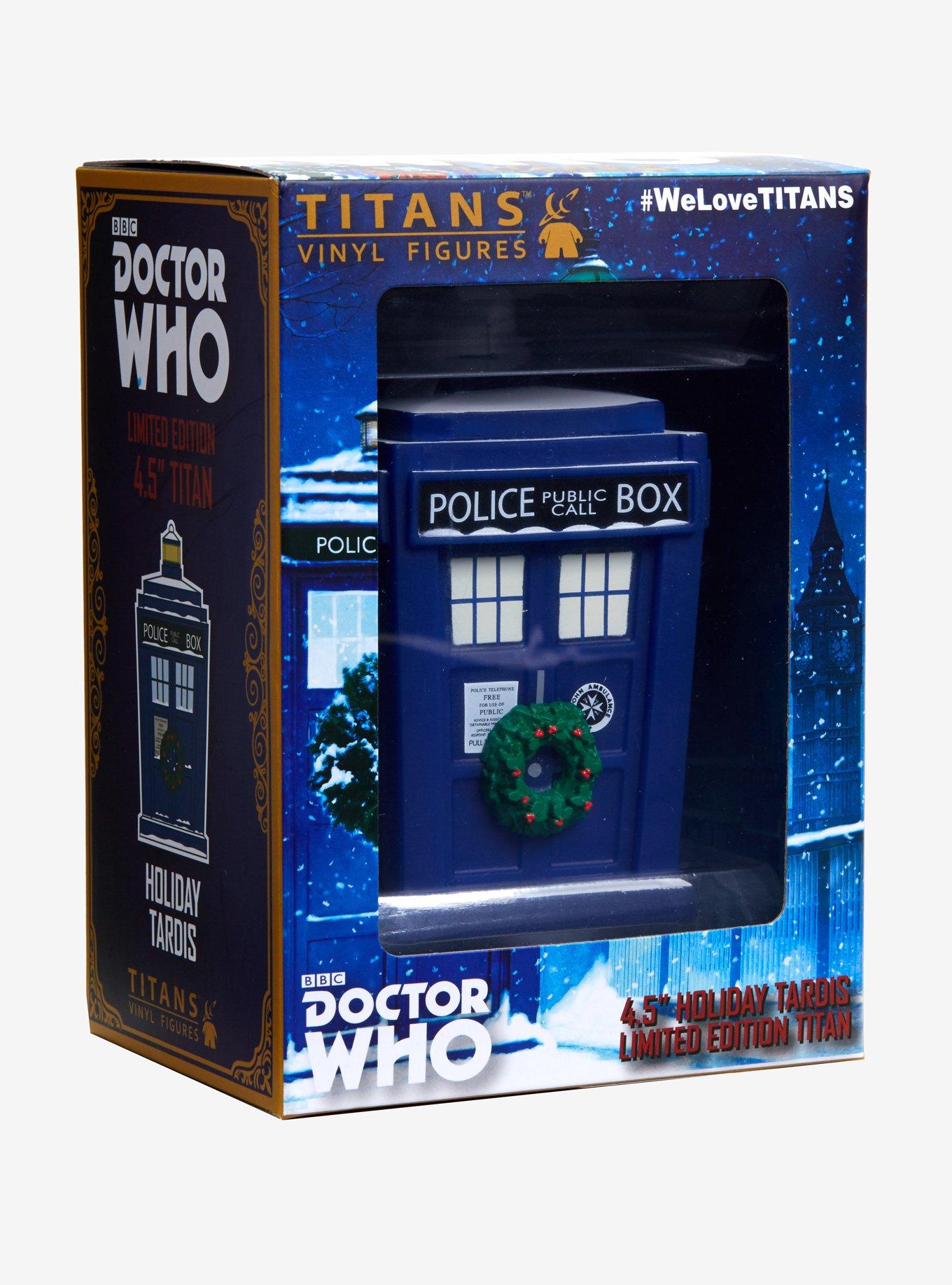 Doctor Who Holiday TARDIS Limited Edition Titans Vinyl Figure, , alternate