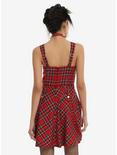 Tripp Red Plaid Suspender Dress, , alternate