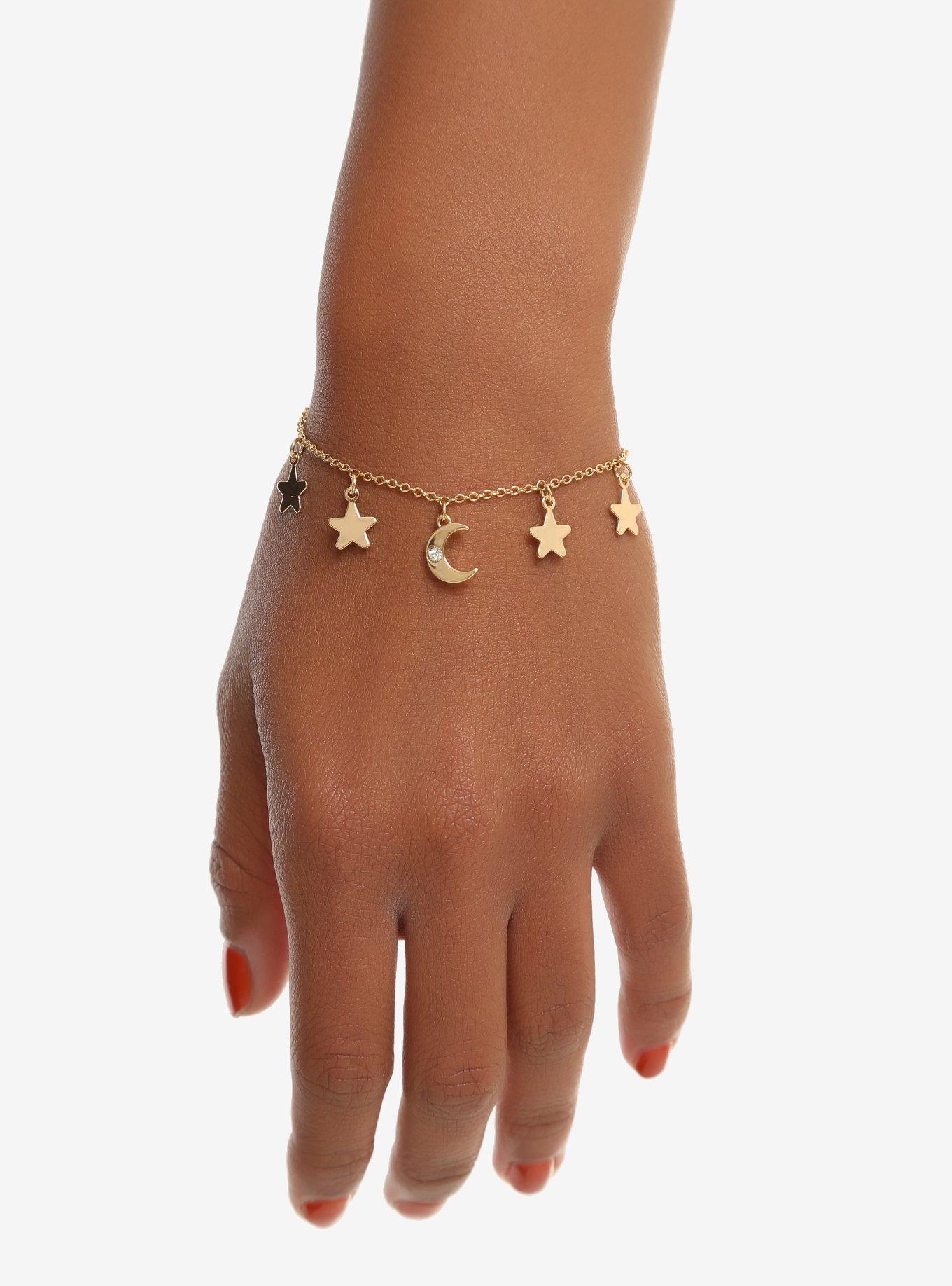 Sailor Moon Gold & Silver Bracelet Set - BoxLunch Exclusive, , alternate