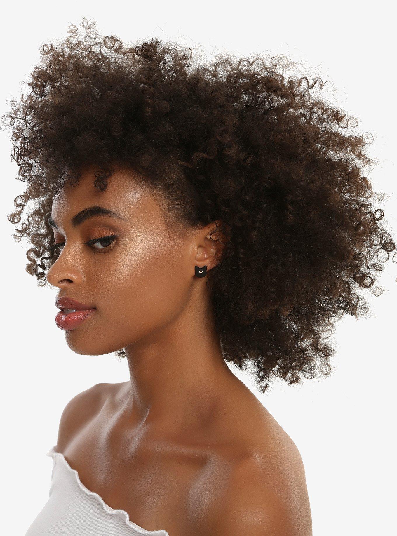 Sailor Moon Gold Earring Set - BoxLunch Exclusive, , alternate