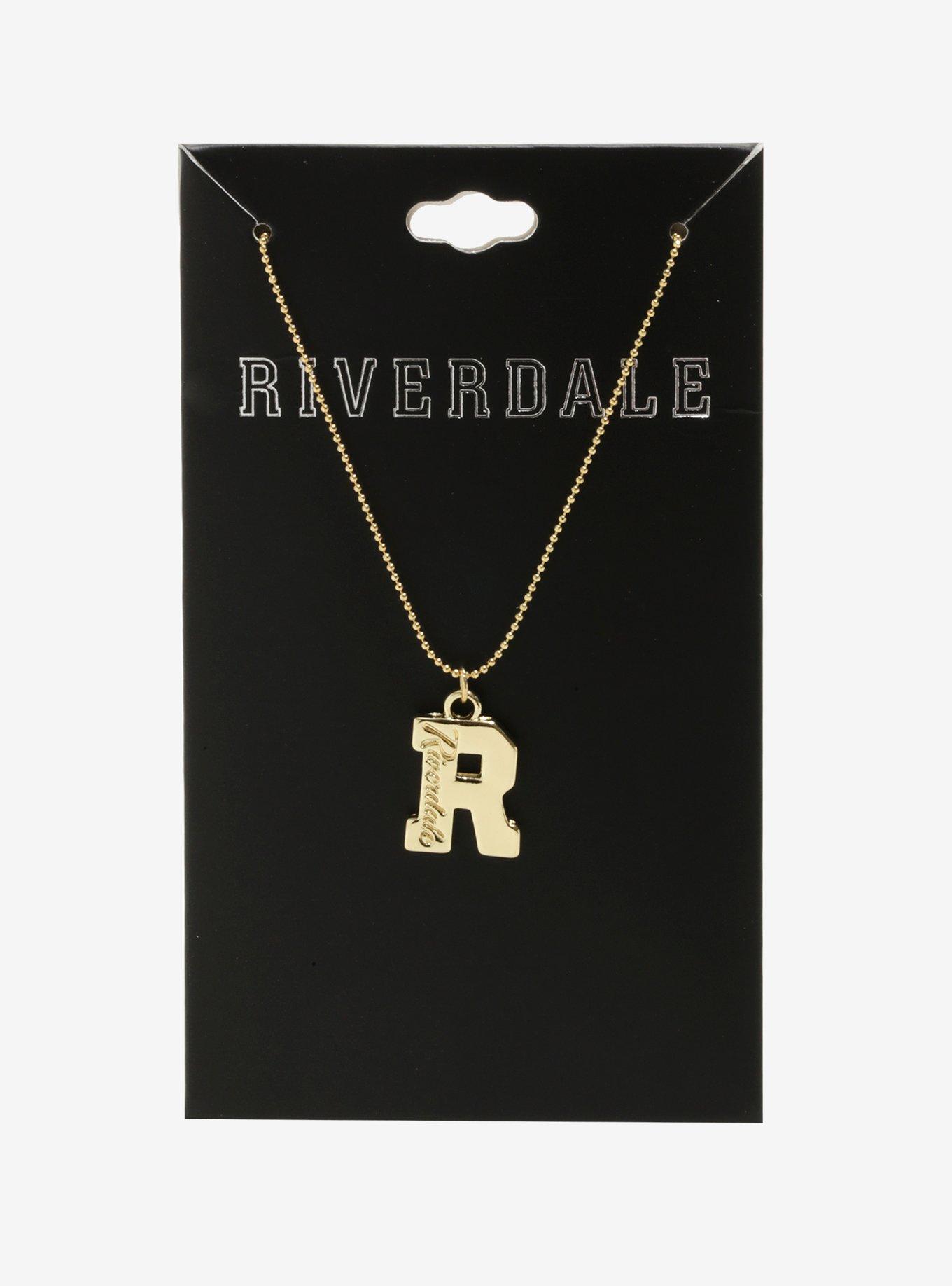 Riverdale Varsity R Necklace Hot Topic Exclusive, , alternate