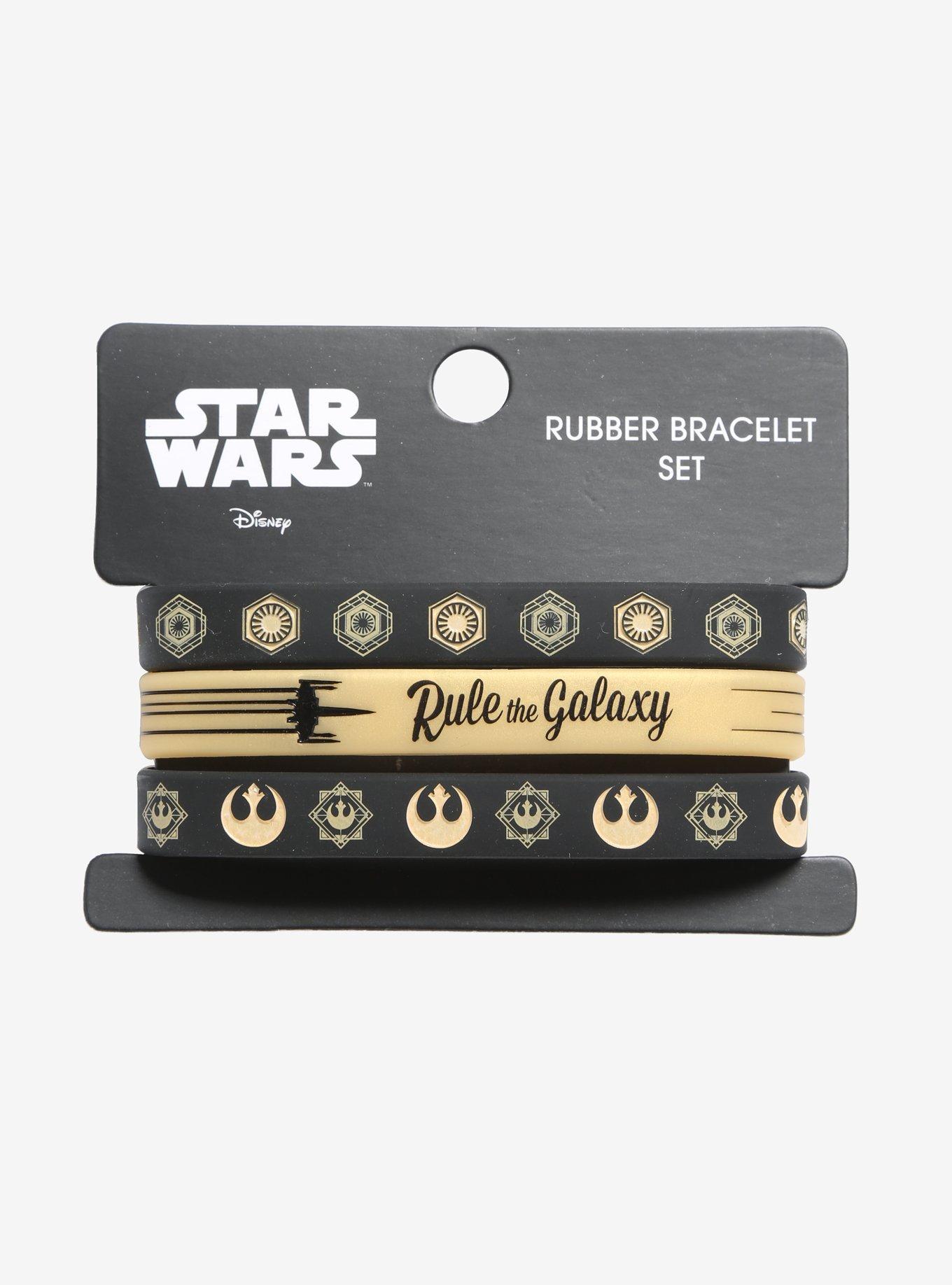 Loungefly Star Wars Rule The Galaxy Rubber Bracelet Set, , alternate
