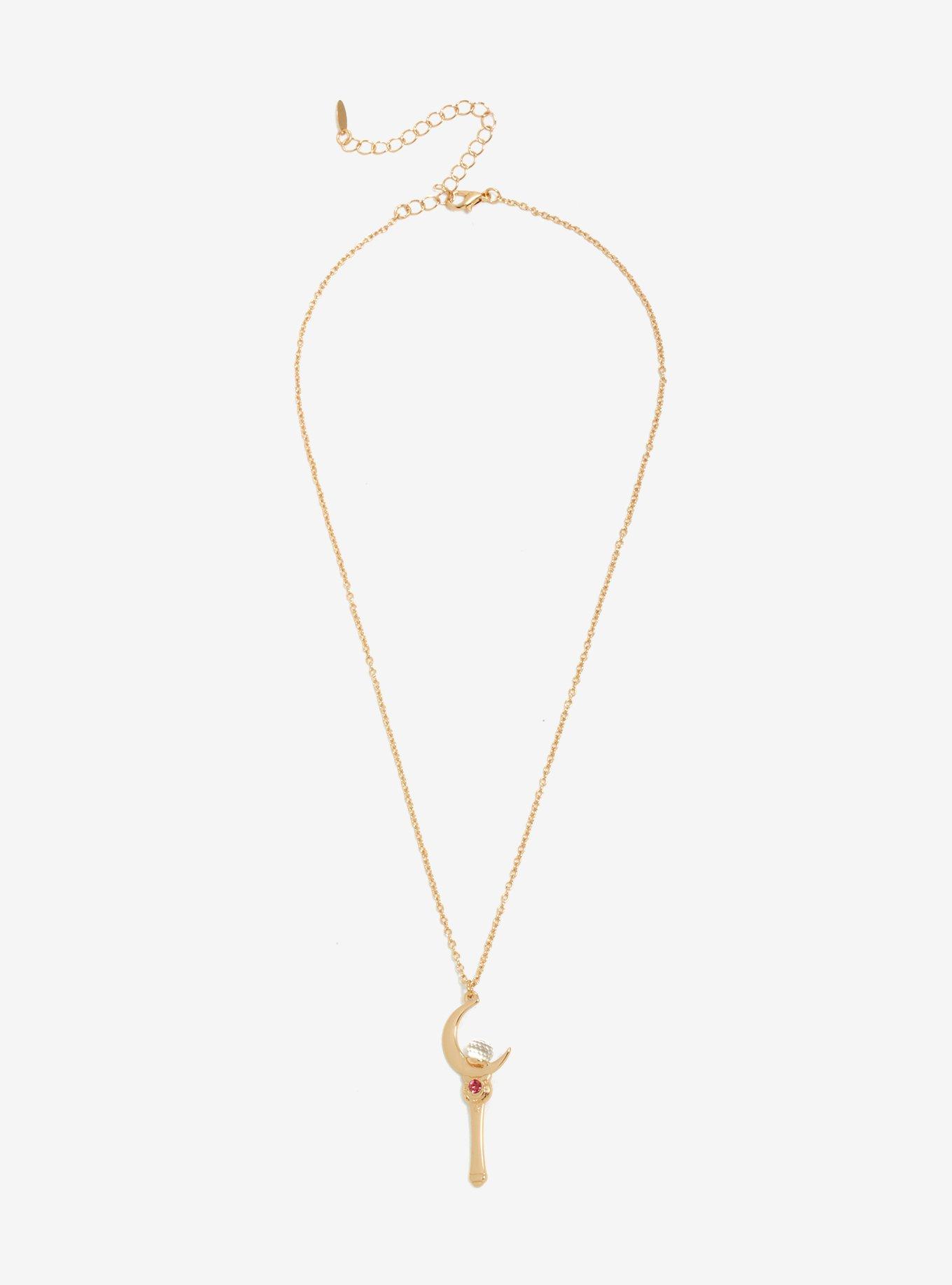 Sailor Moon Moon Stick Necklace, , alternate