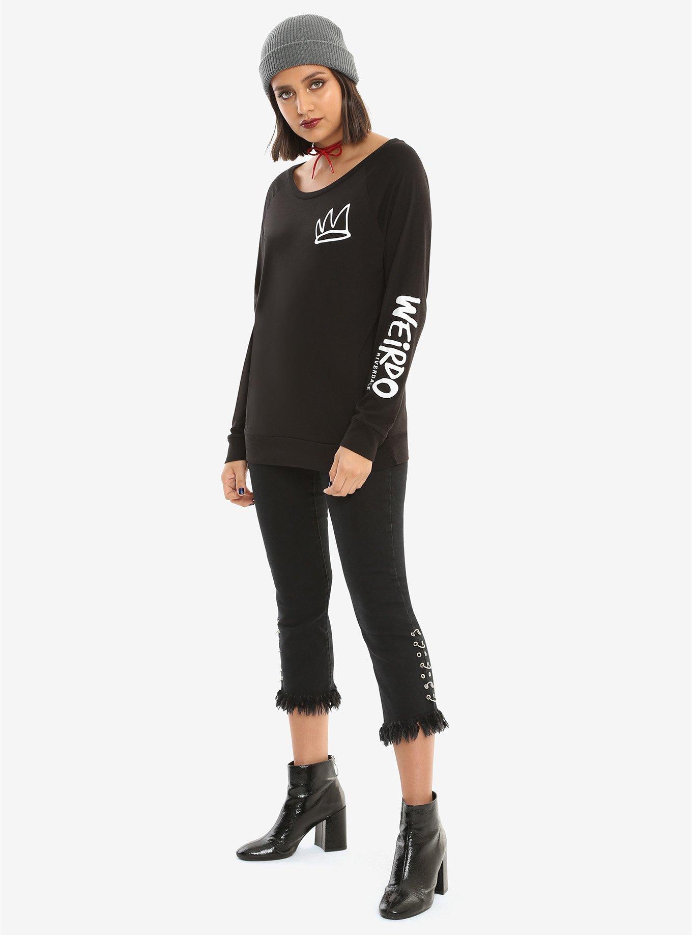Riverdale Jughead Weirdo Crown Girls Long-Sleeve T-Shirt Hot Topic Exclusive, , alternate