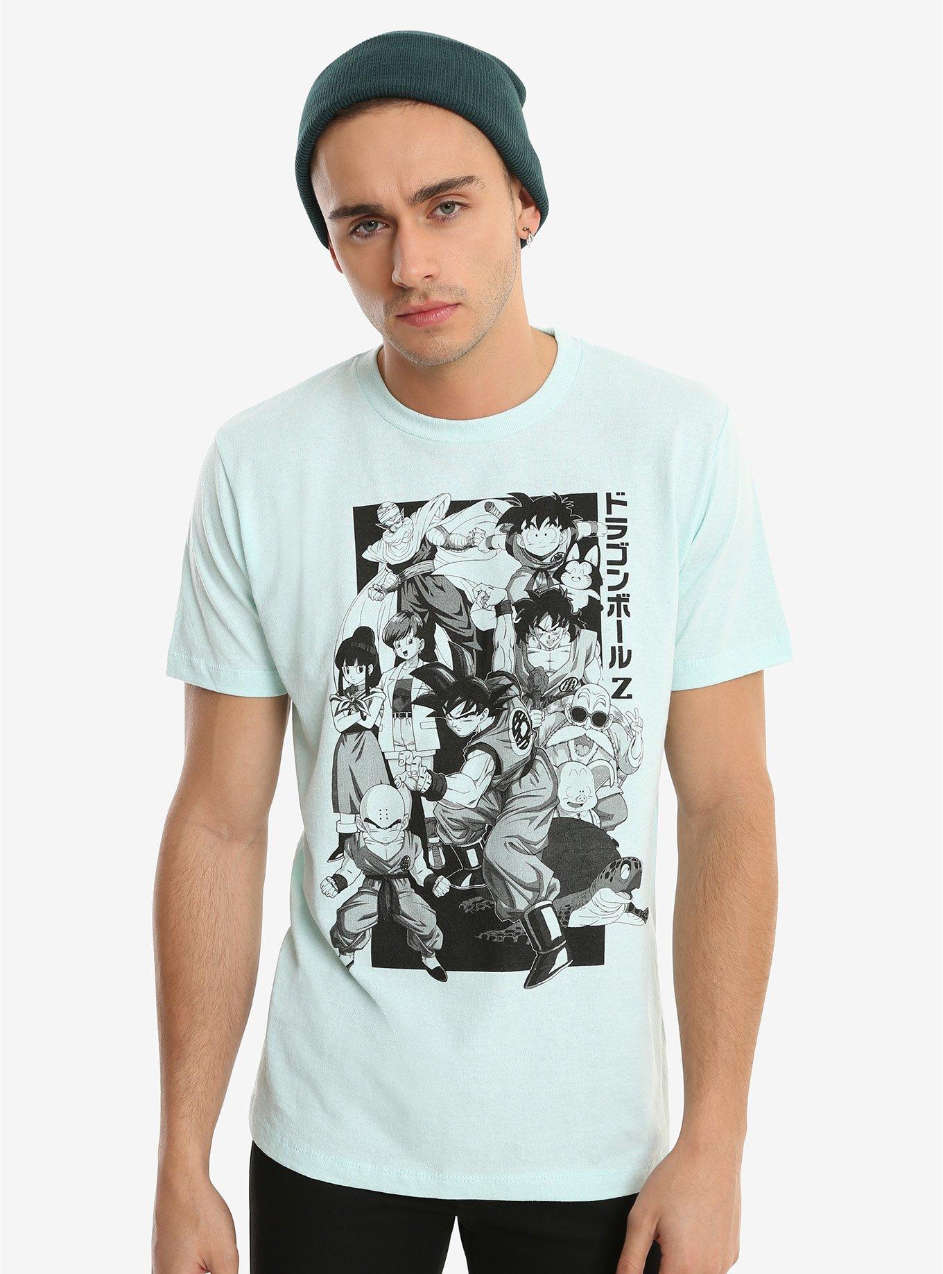 Dragon Ball Z Group T-Shirt, TEAL, alternate