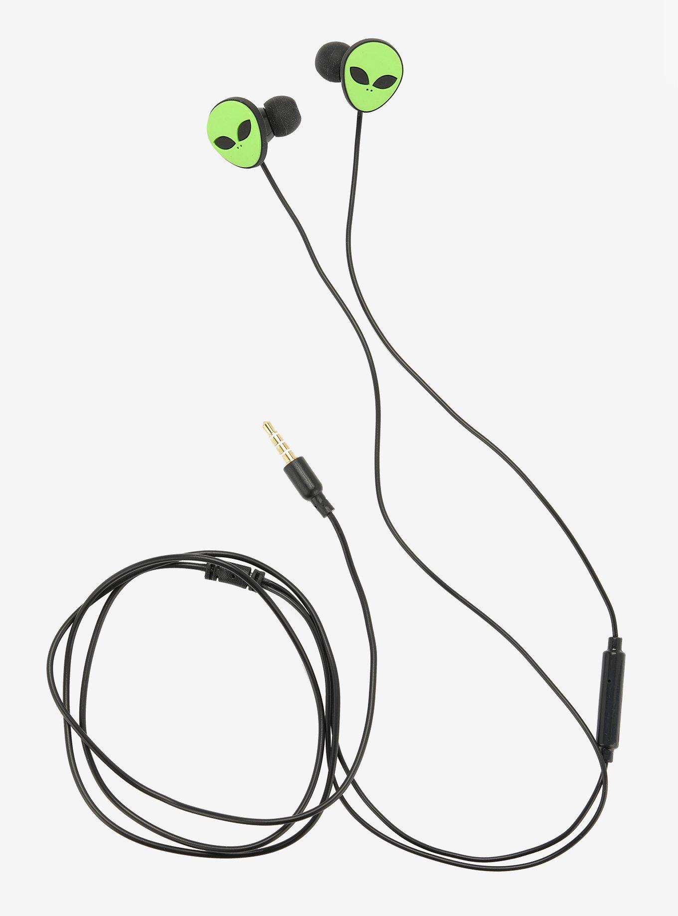 Alien Head Silicone Earbuds, , alternate