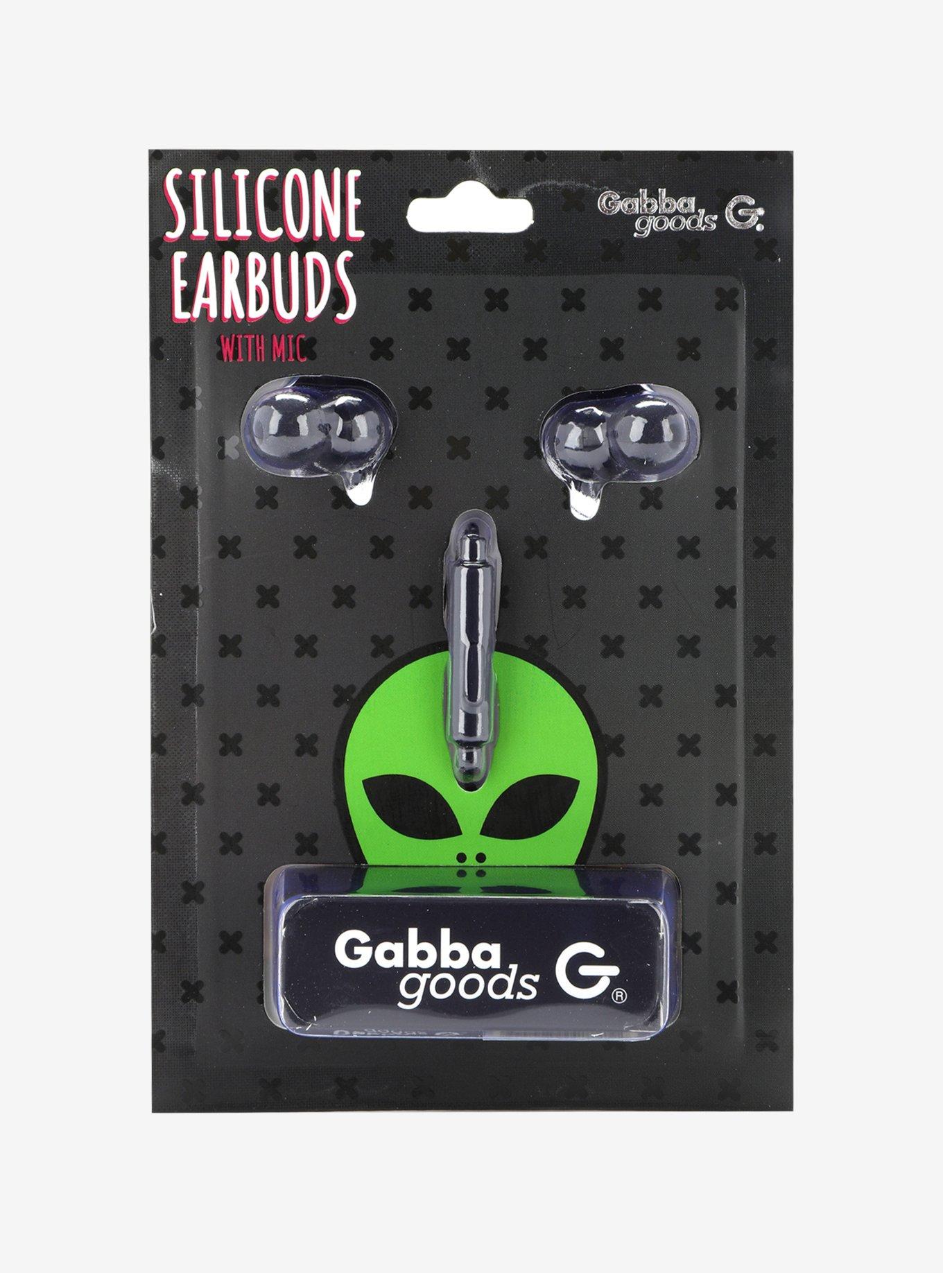 Alien Head Silicone Earbuds, , alternate