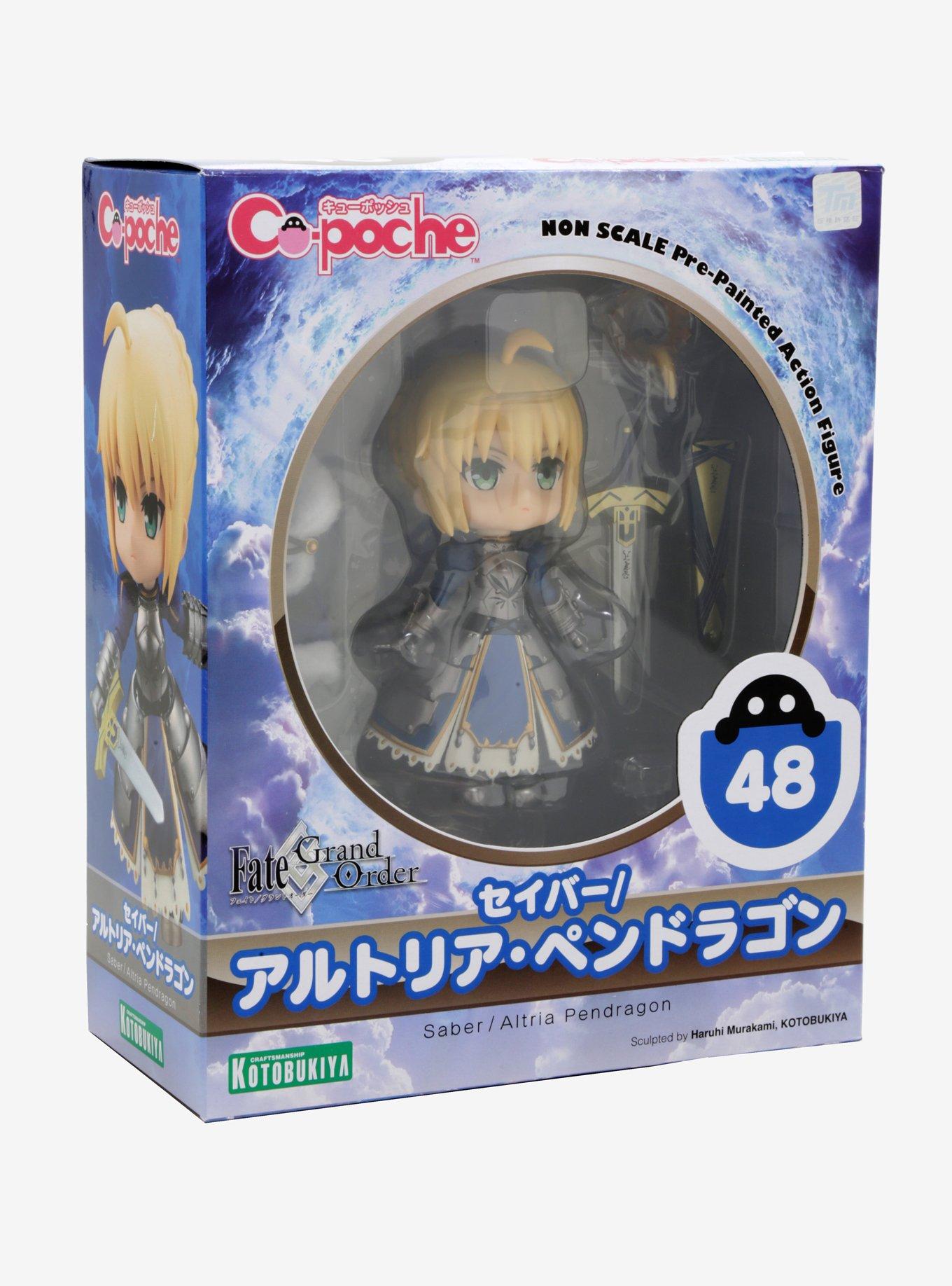 Kotobukiya Fate/Grand Order Zero Saber Altria Pendragon Cu-Poche Figure, , alternate
