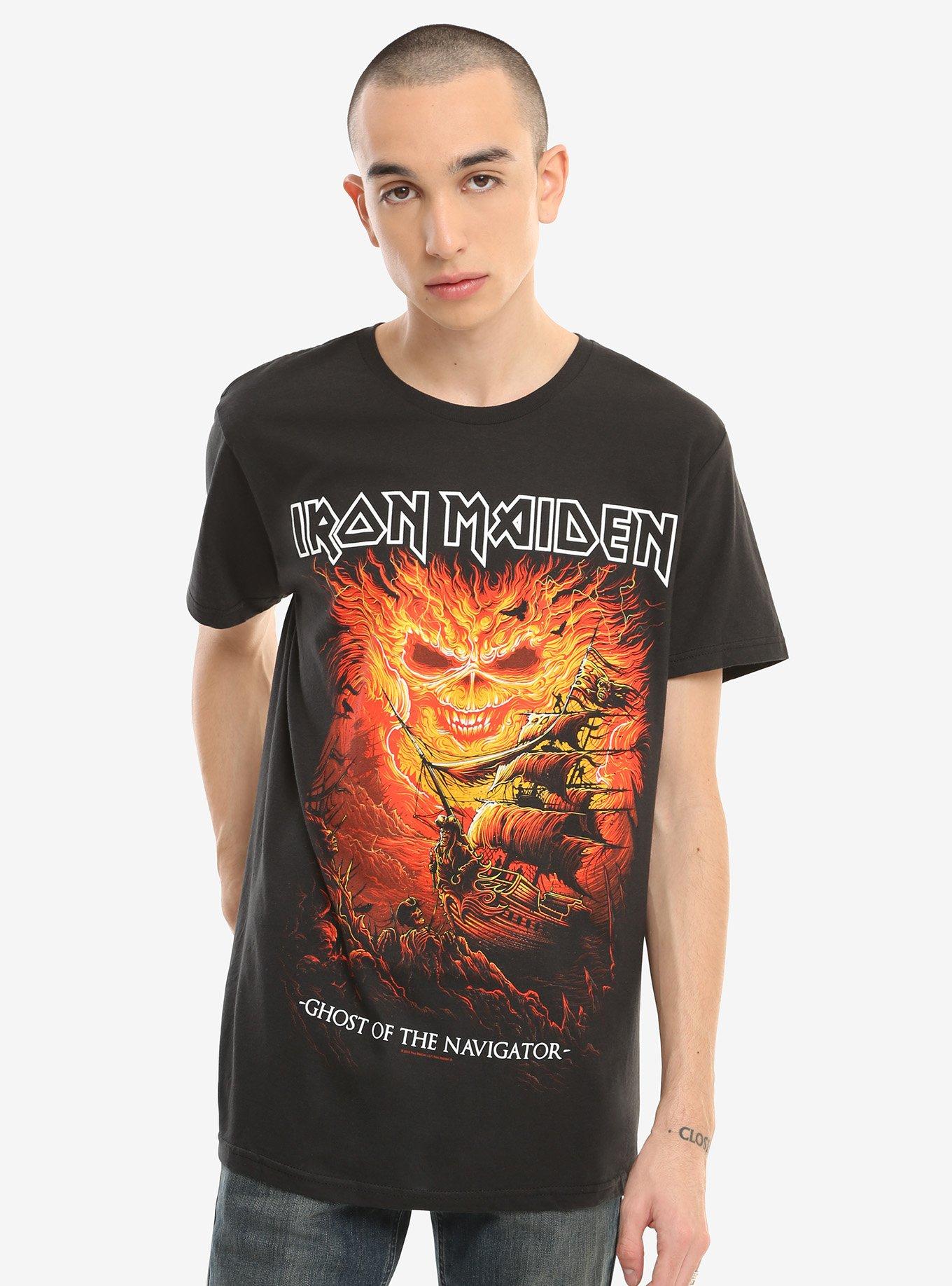 Iron Maiden Ghost Of The Navigator T-Shirt, , alternate