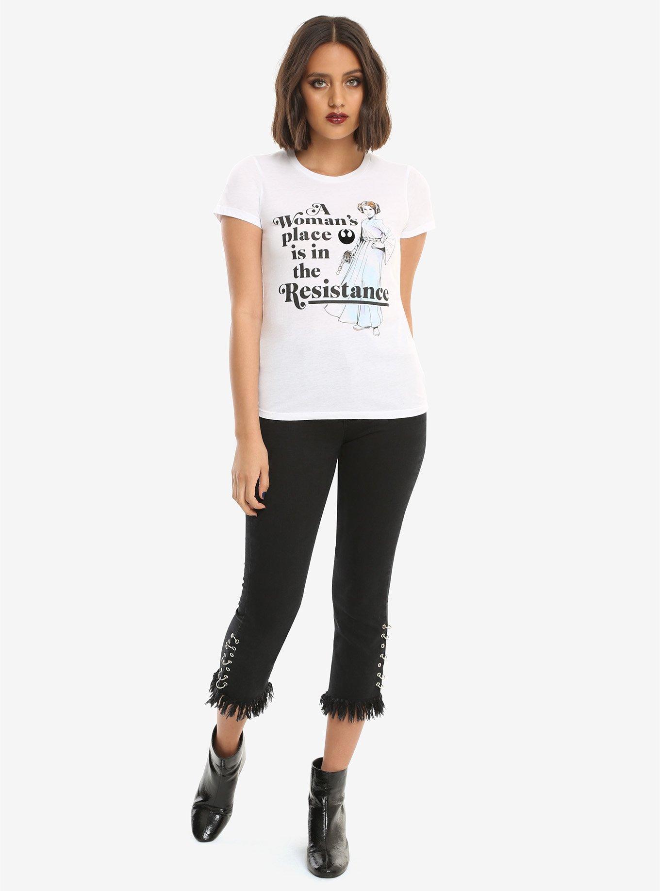 Star Wars Woman's Place Girls T-Shirt, WHITE, alternate