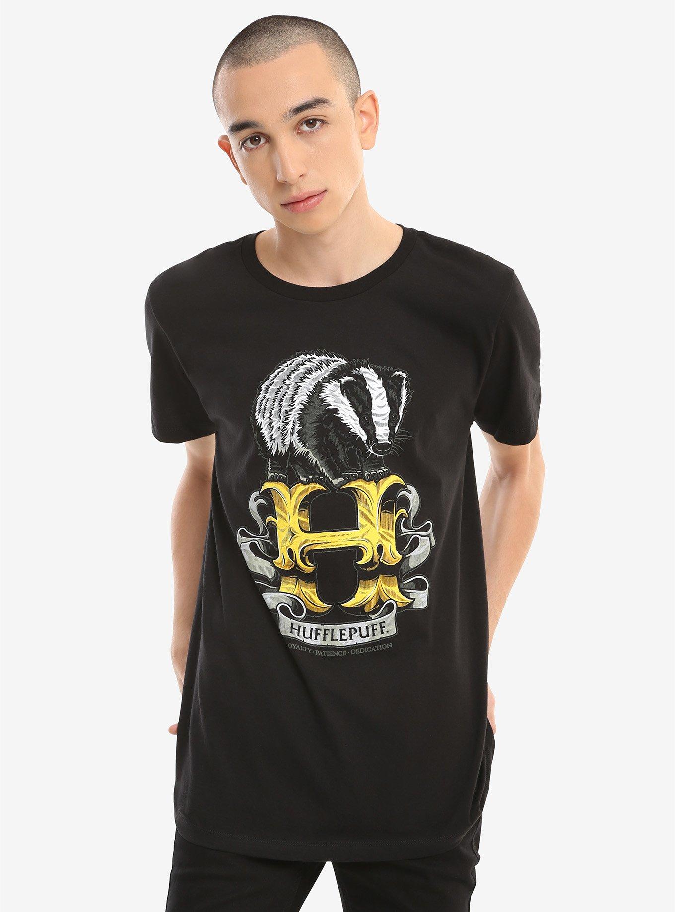 Harry Potter Hufflepuff H Logo T-Shirt, , alternate