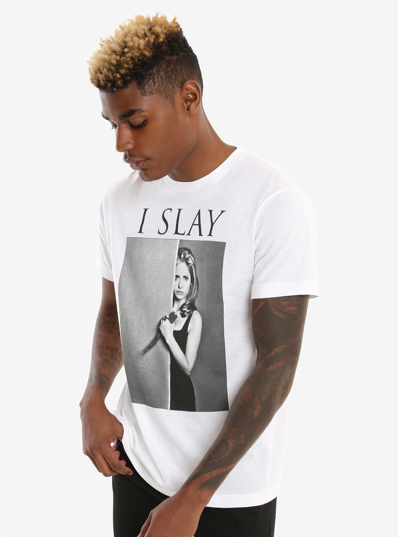 Buffy The Vampire Slayer I Slay T-Shirt, , alternate