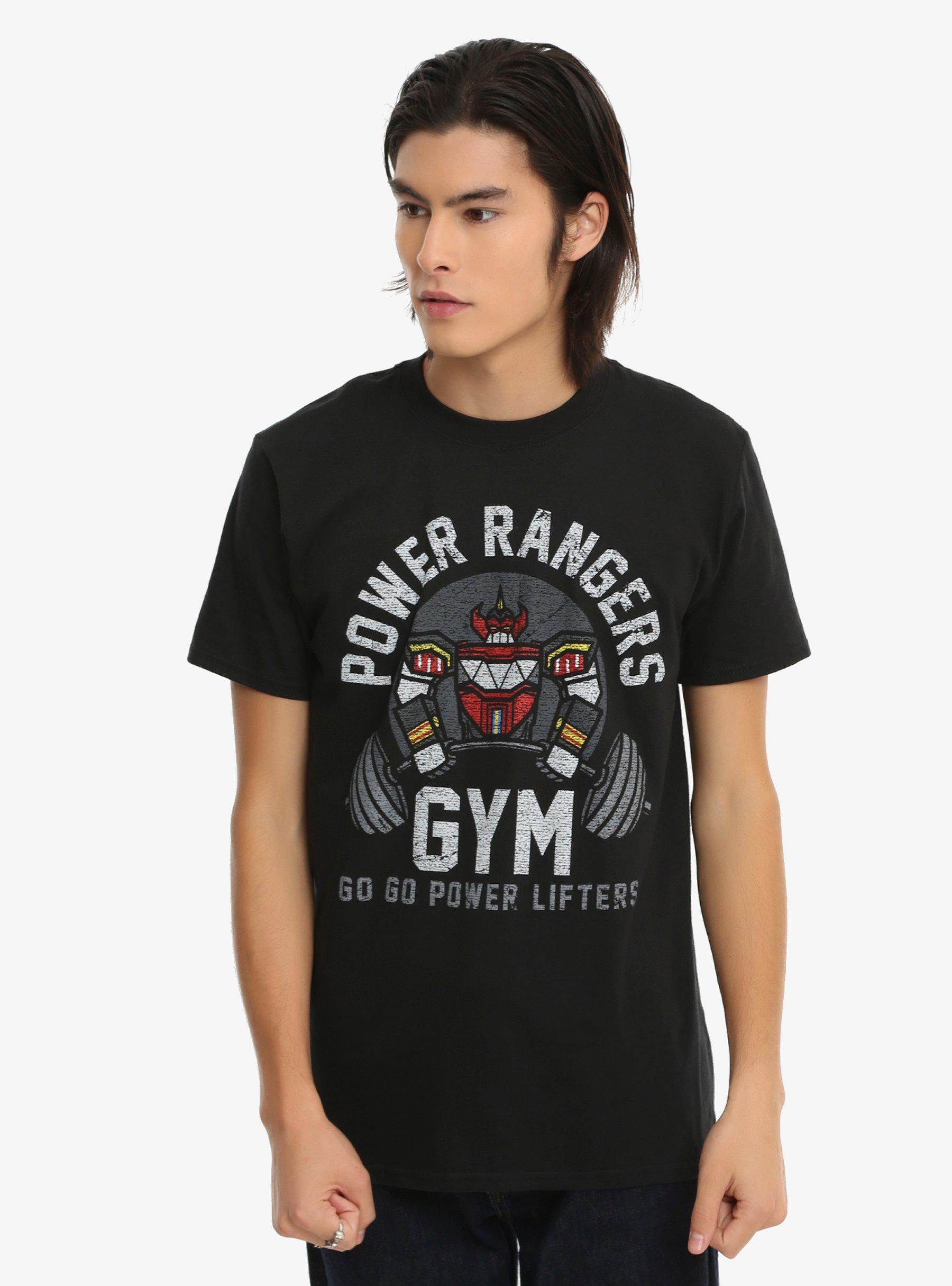 Mighty Morphin Power Rangers Gym T-Shirt, , alternate