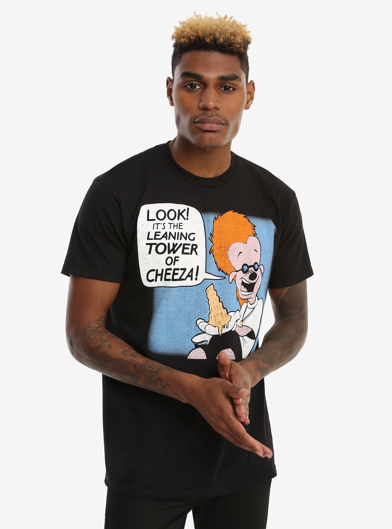 Disney A Goofy Movie Leaning Tower Of Cheeza T-Shirt, , alternate