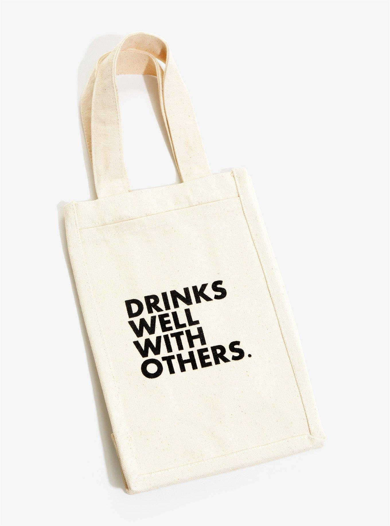 Drinks Well With Others Wine Bag, , alternate