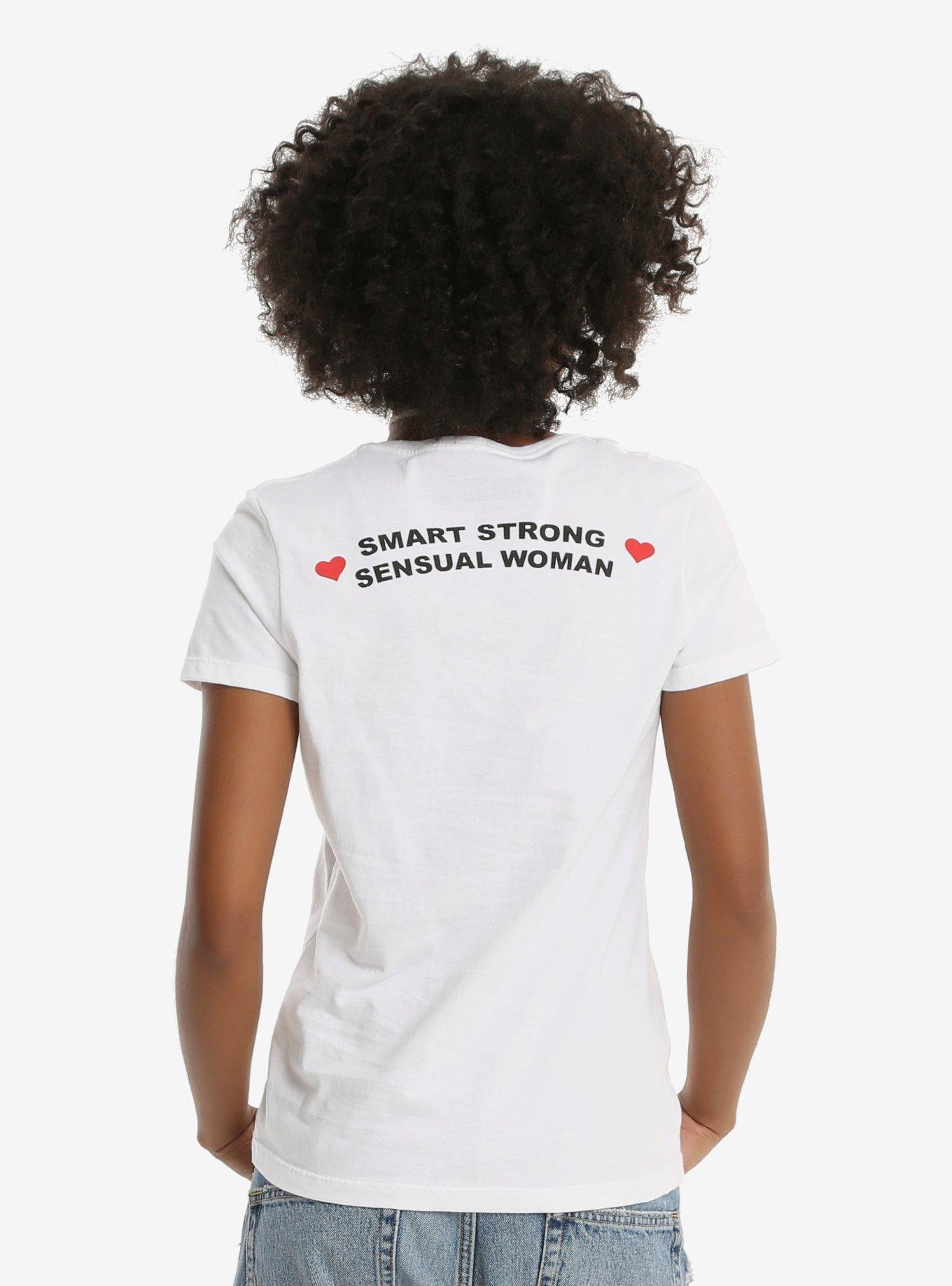 Bob's Burger Tina Smart Strong Sensual Woman Embroidered T-Shirt, , alternate