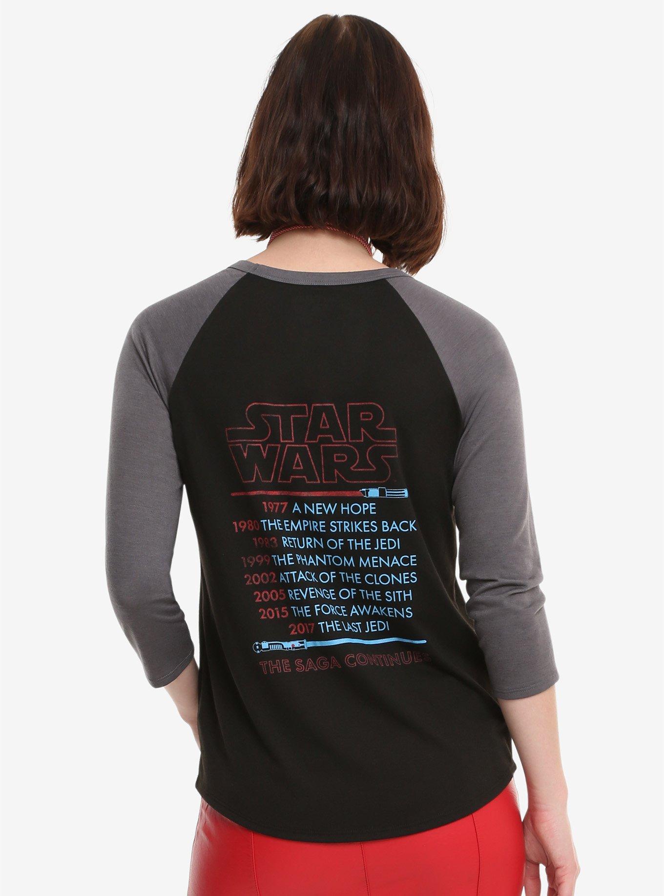 Her Universe Star Wars Tour Girls Raglan, , alternate