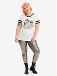 Her Universe Star Wars Droids Girls Athletic T-Shirt Plus Size, WHITE, alternate