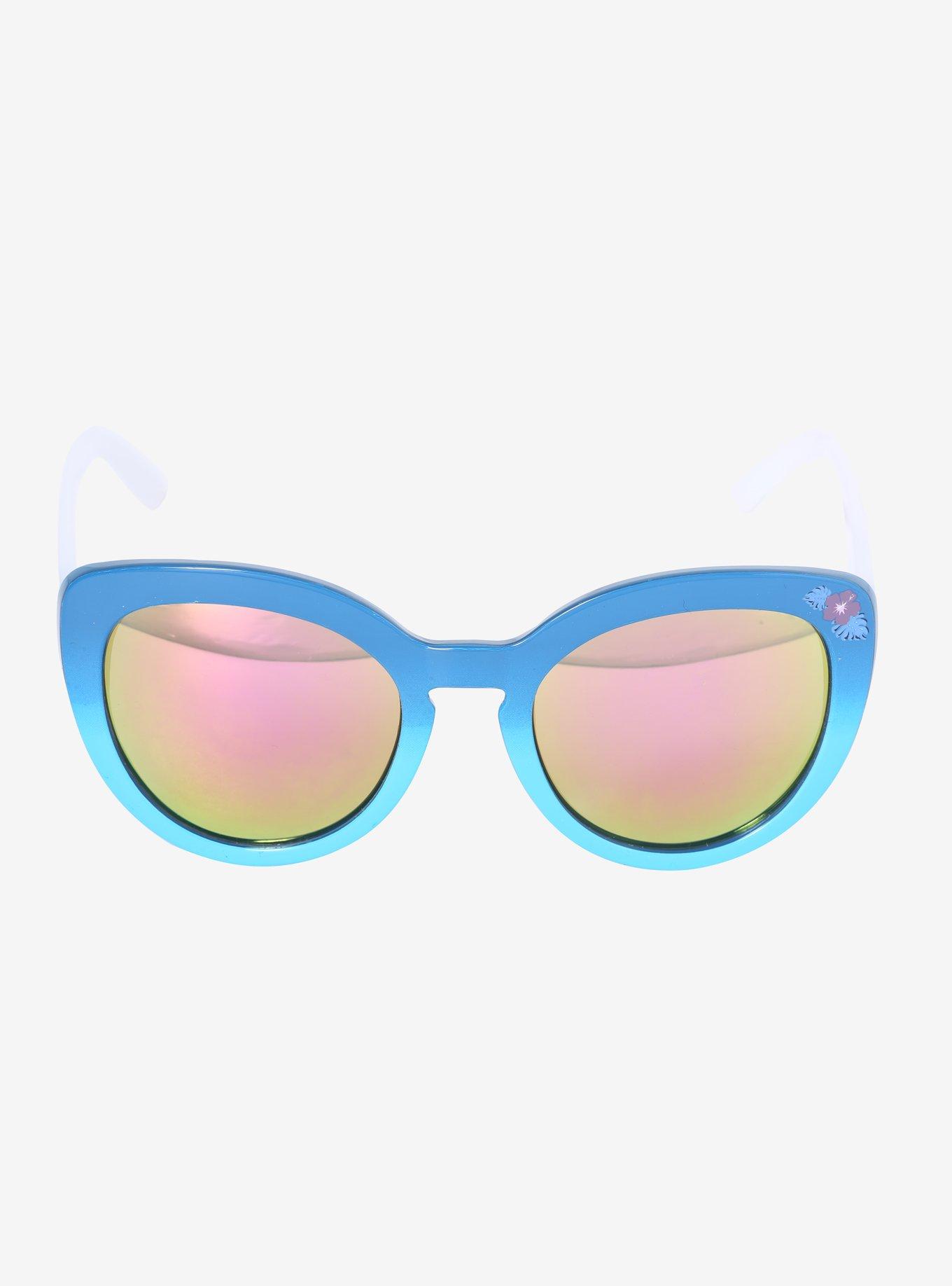 Disney Lilo & Stitch Blue Gradient Cat-Eye Sunglasses, , alternate
